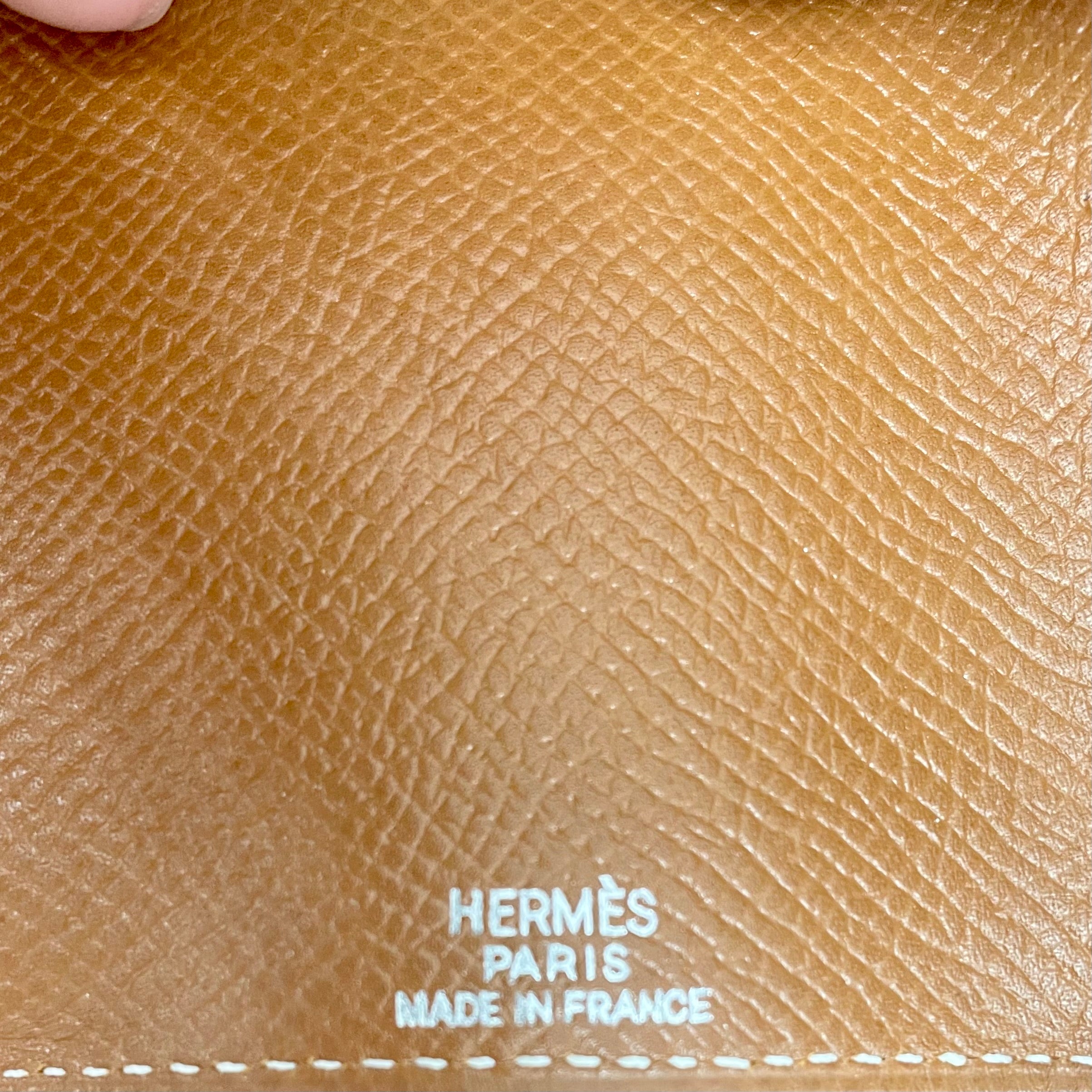 【送料無料】_HERMES _(エルメス)_キーケース エテュイクレ6_ブラウン/エプソン シルバー金具_未使用品