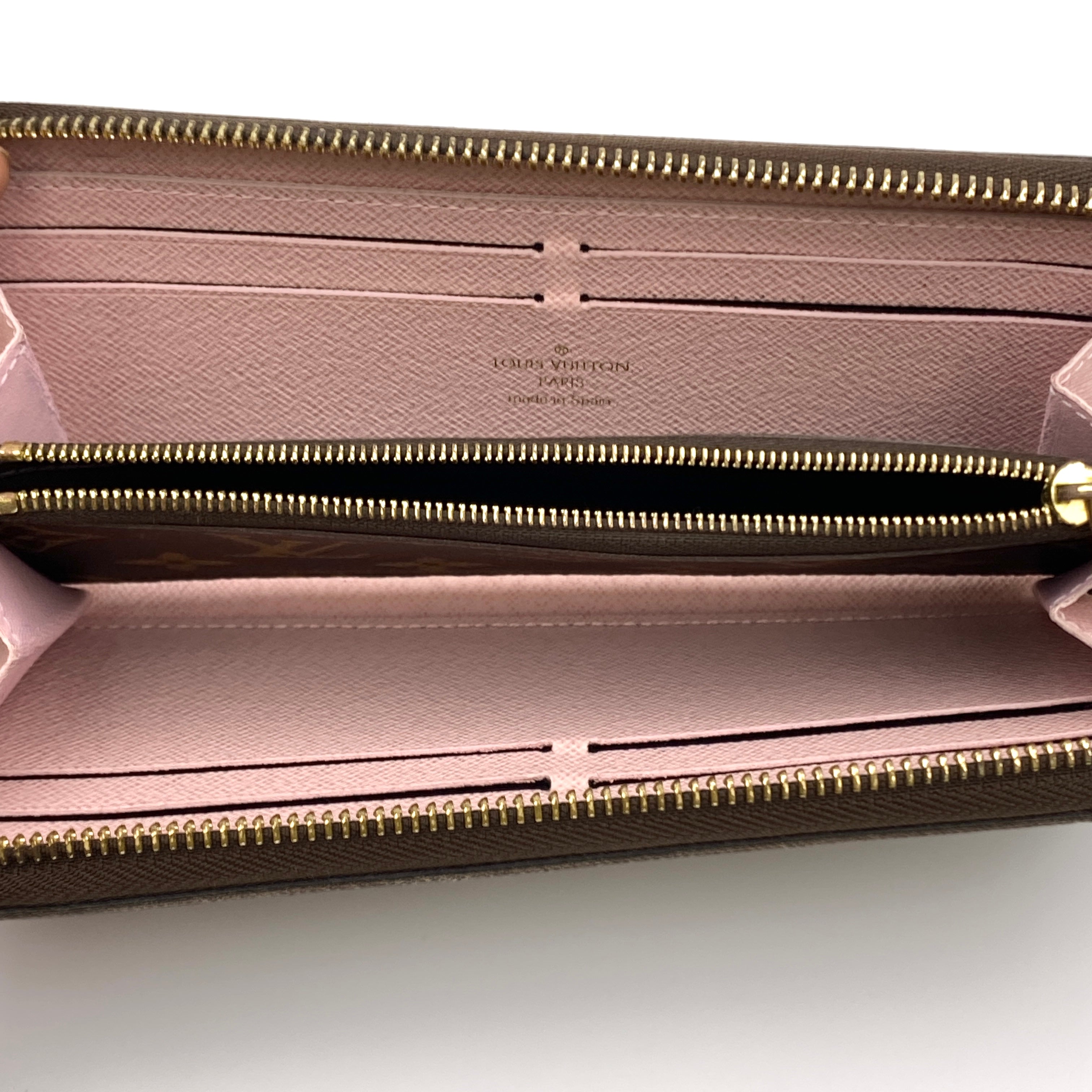 【送料無料】_ LOUIS VUITTON_(ルイヴィトン)_ポルトフォイユ・クレマンス _ローズバレリーヌ M61298 _中古品