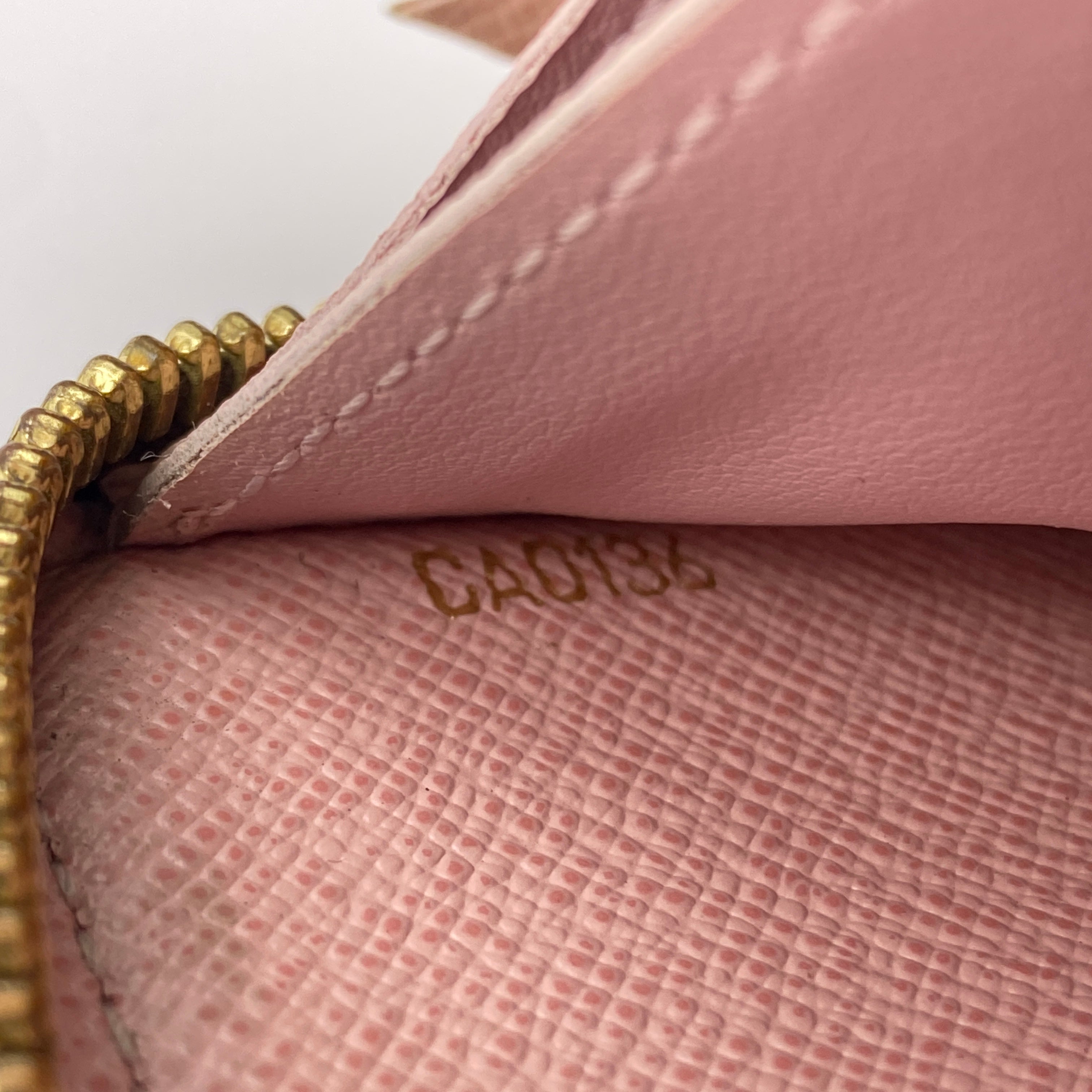 【送料無料】_ LOUIS VUITTON_(ルイヴィトン)_ポルトフォイユ・クレマンス _ローズバレリーヌ M61298 _中古品