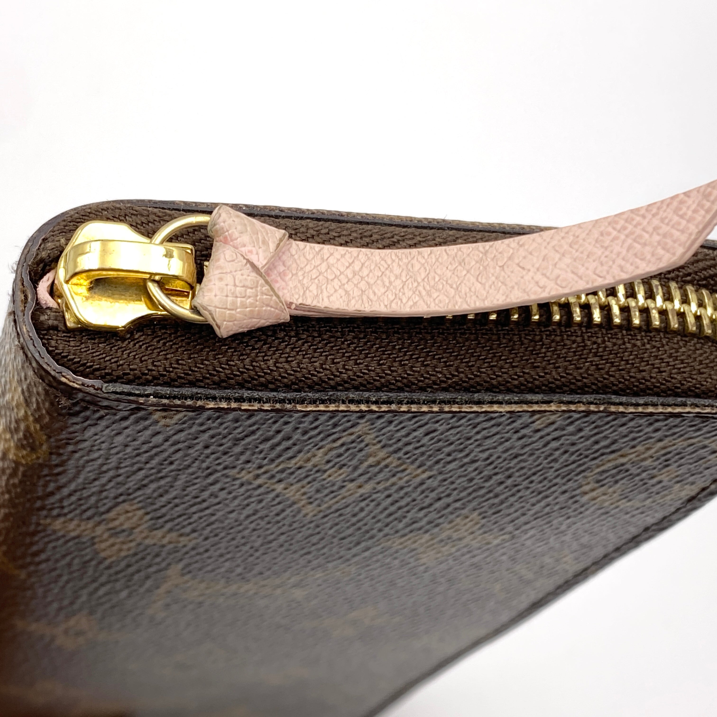 【送料無料】_ LOUIS VUITTON_(ルイヴィトン)_ポルトフォイユ・クレマンス _ローズバレリーヌ M61298 _中古品