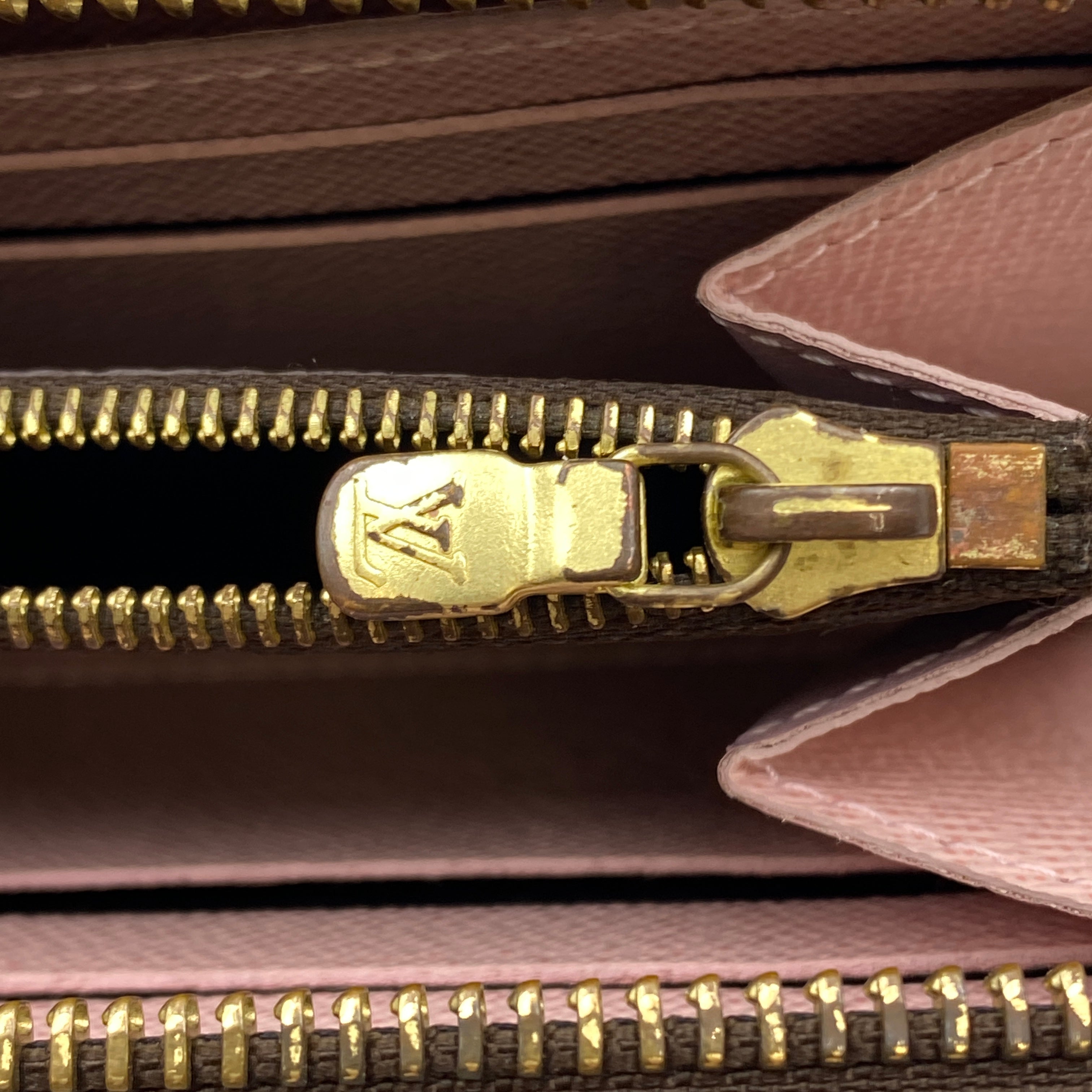 【送料無料】_ LOUIS VUITTON_(ルイヴィトン)_ポルトフォイユ・クレマンス _ローズバレリーヌ M61298 _中古品