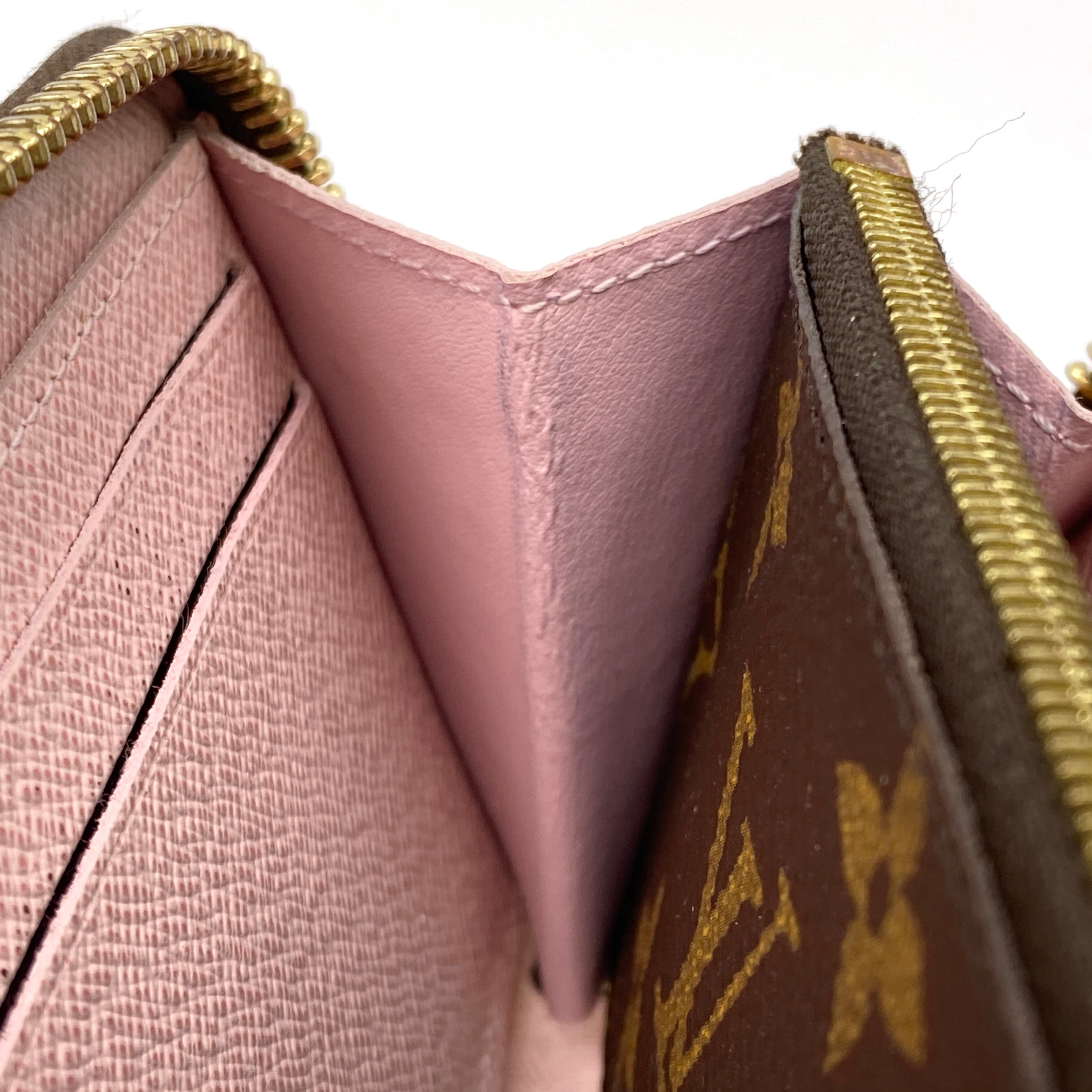 【送料無料】_ LOUIS VUITTON_(ルイヴィトン)_ポルトフォイユ・クレマンス _ローズバレリーヌ M61298 _中古品