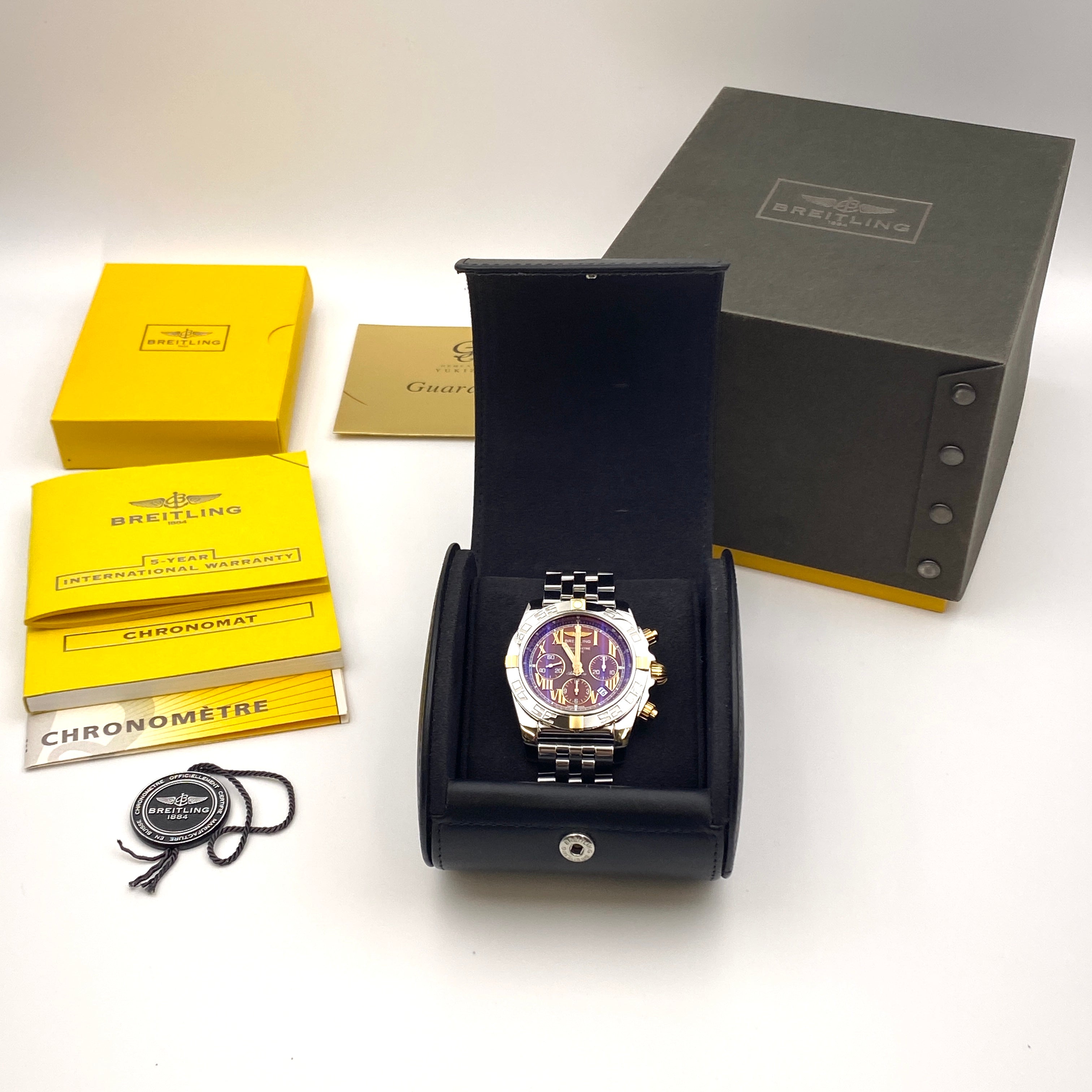 【送料無料】_ BREITLING_(ブライトリング)_クロノマット44_ IB011012/Q567/375A _中古品