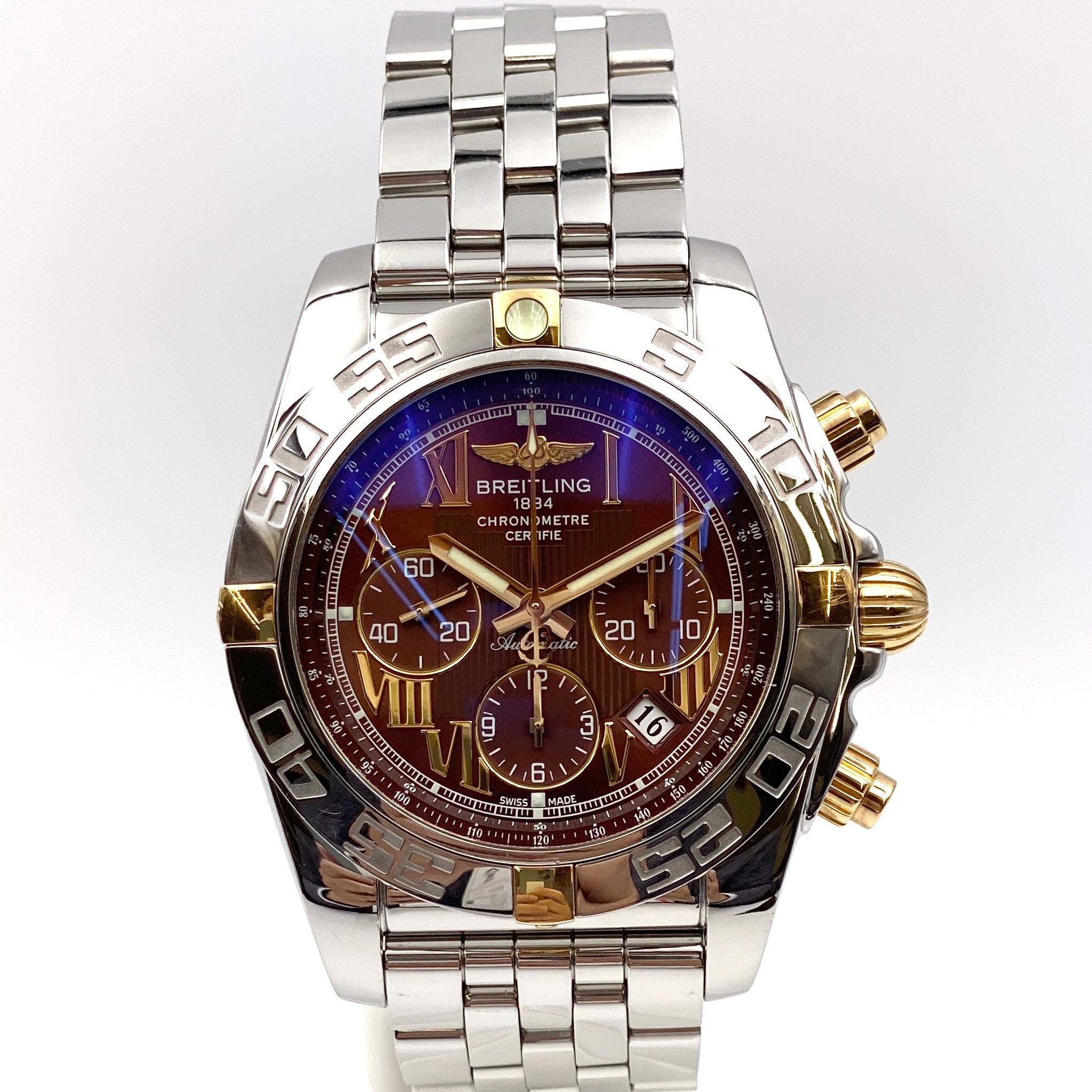 【送料無料】_ BREITLING_(ブライトリング)_クロノマット44_ IB011012/Q567/375A _中古品