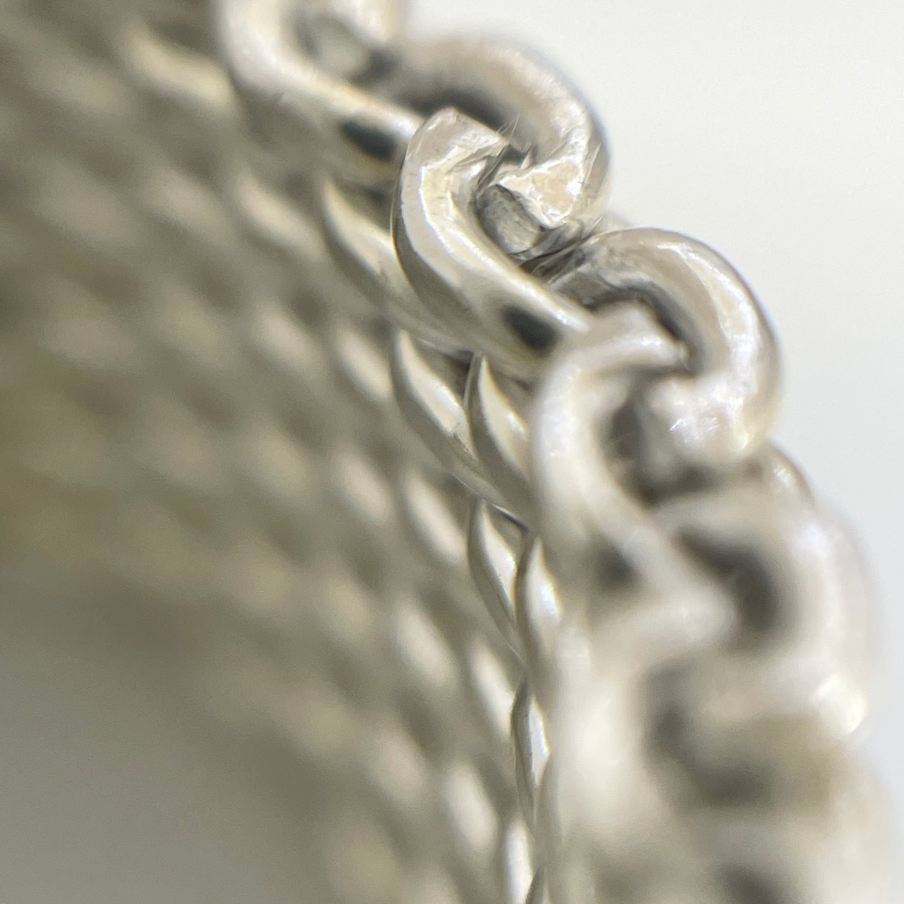 【送料無料】_ TIFFANY &Co_(ティファニー)_サマセットメッシュリング_中古品