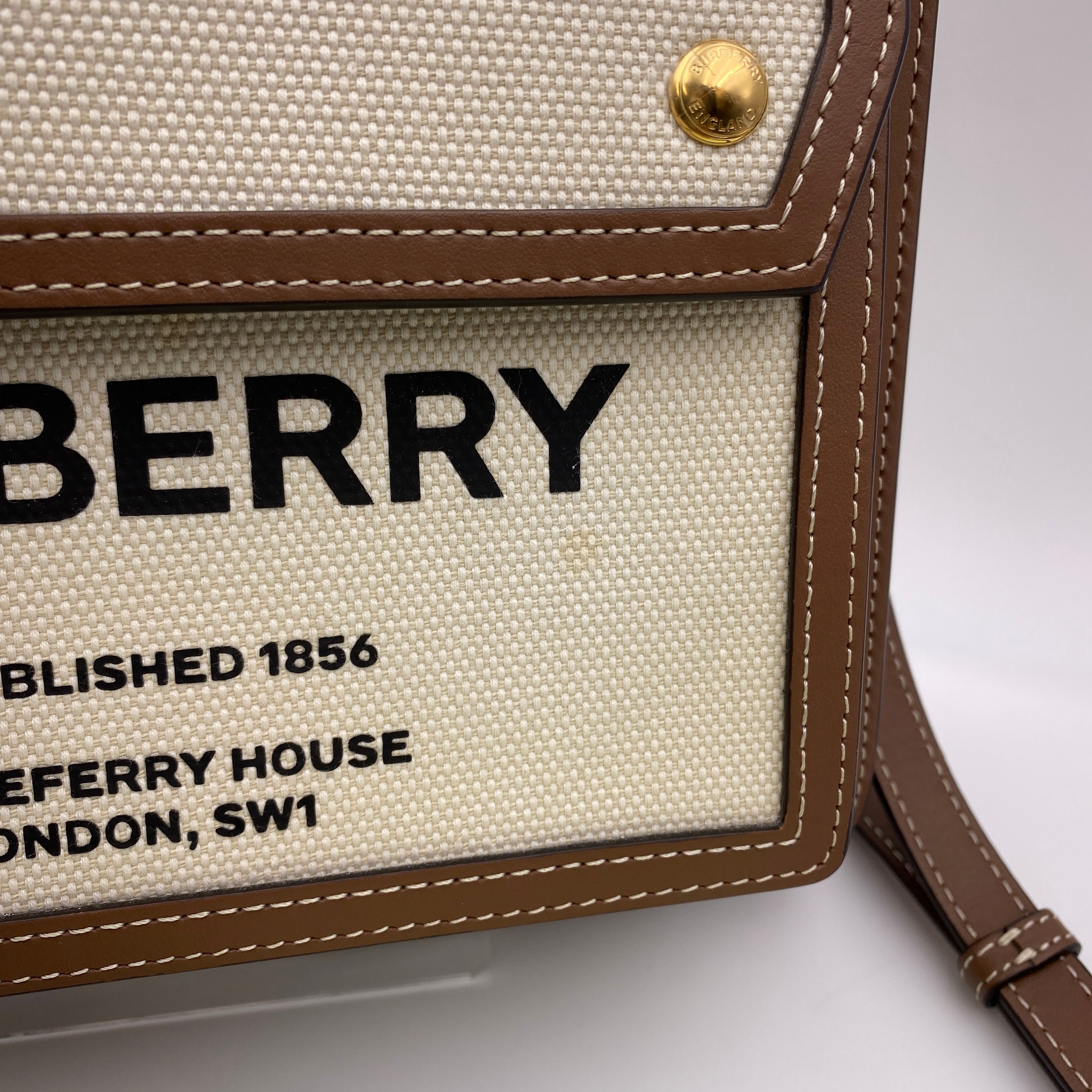 【送料無料】_ BURBERRY_(バーバリー)_ミニポケットバッグ_ 8039361 2WAY _中古品