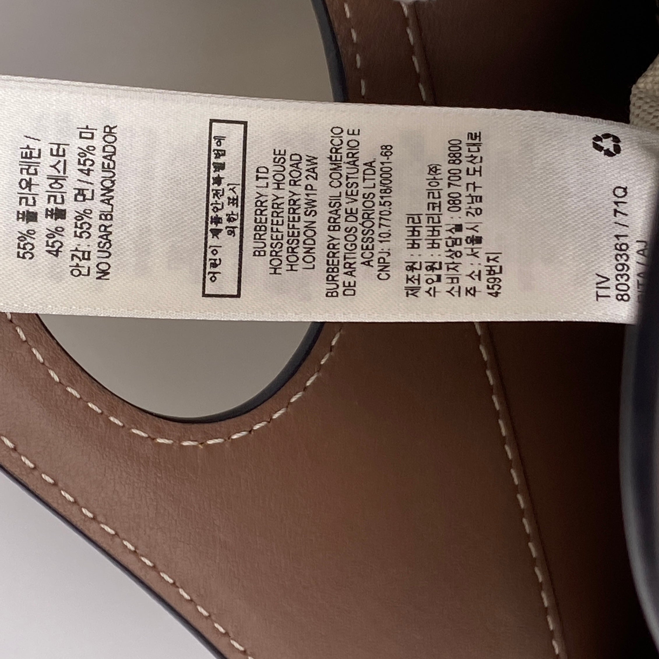 【送料無料】_ BURBERRY_(バーバリー)_ミニポケットバッグ_ 8039361 2WAY _中古品