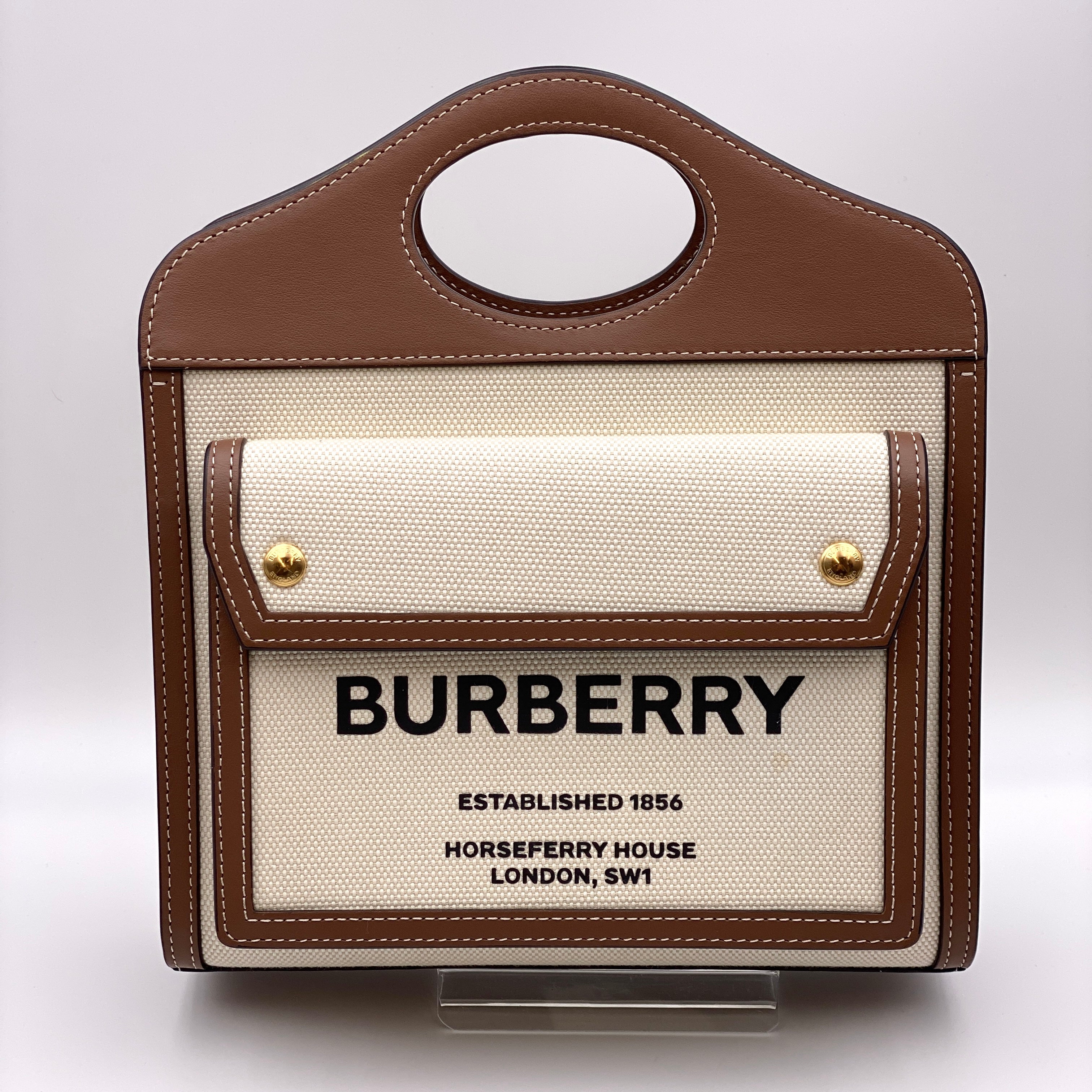 【送料無料】_ BURBERRY_(バーバリー)_ミニポケットバッグ_ 8039361 2WAY _中古品
