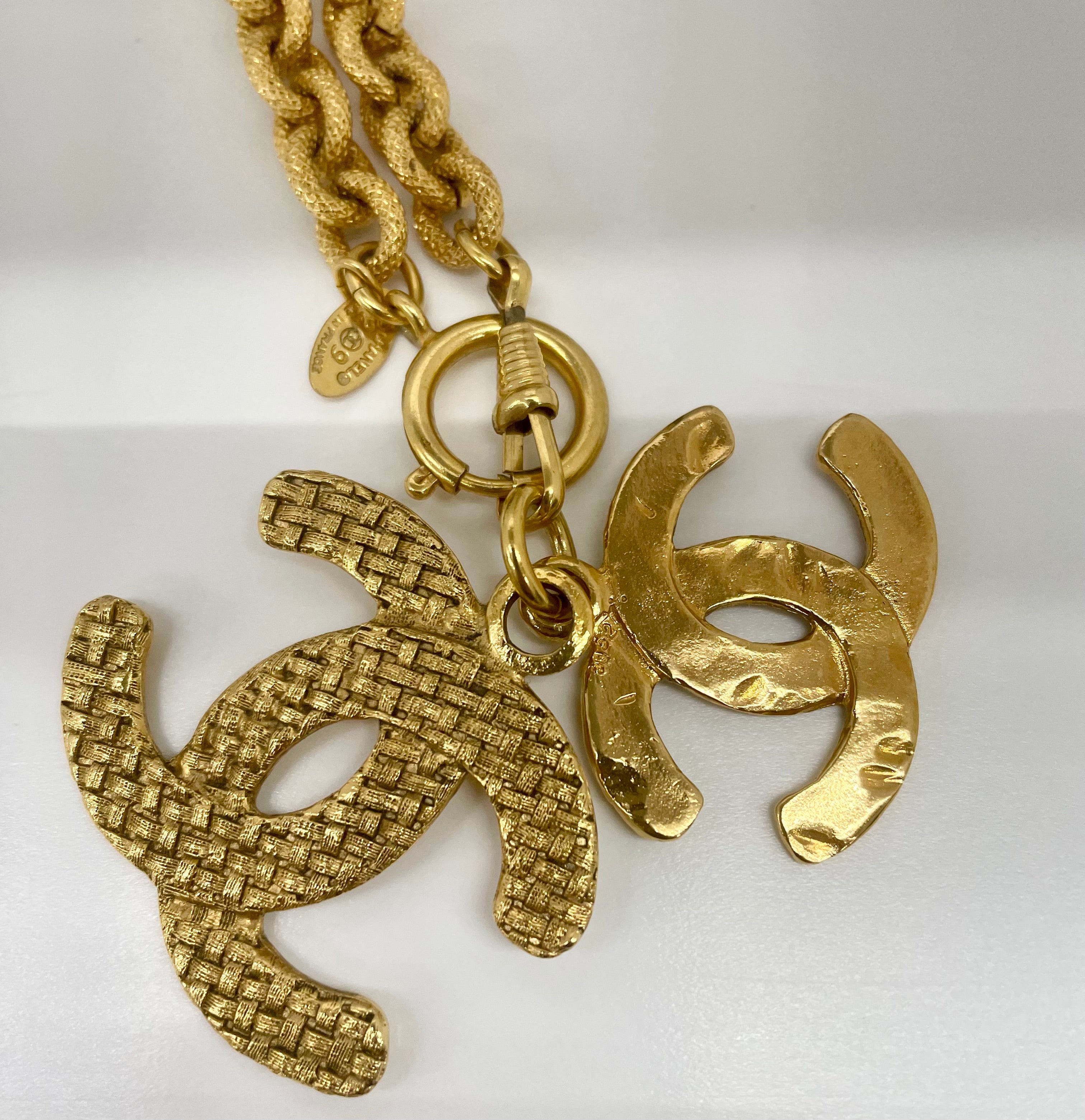 CHANEL_(シャネル)_ロングネックレス _ココマーク _ゴールドアクセサリー_中古品