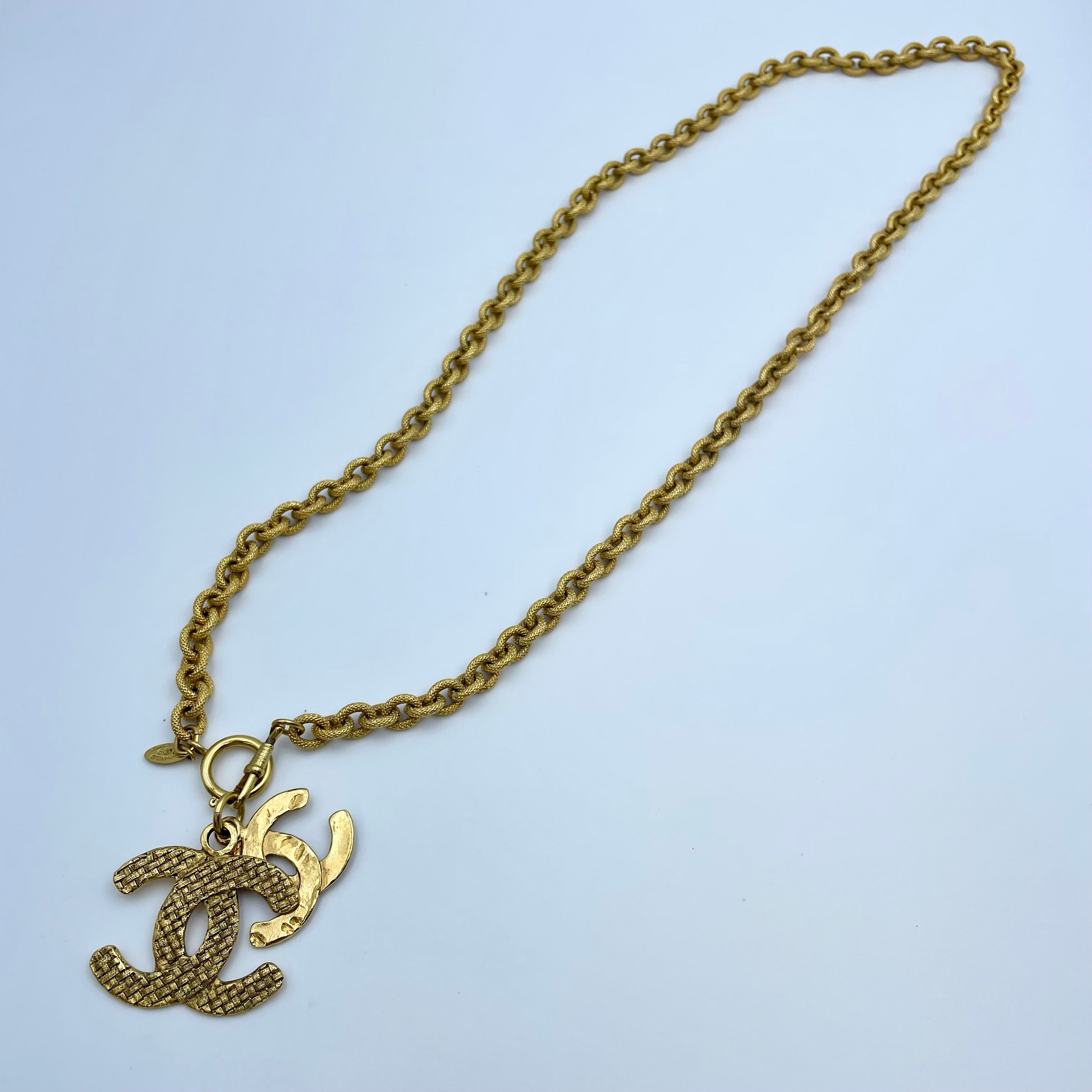 CHANEL_(シャネル)_ロングネックレス _ココマーク _ゴールドアクセサリー_中古品