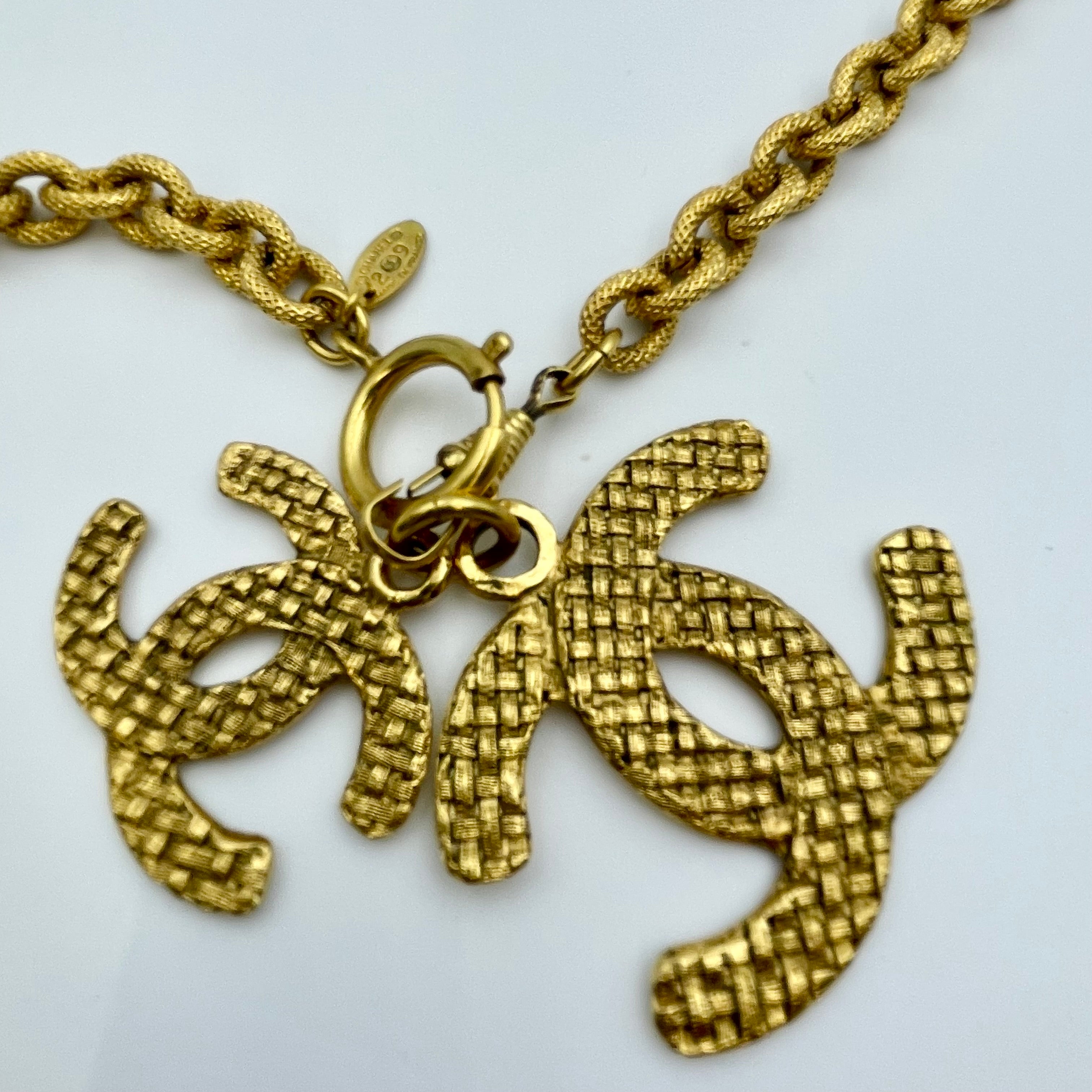 CHANEL_(シャネル)_ロングネックレス _ココマーク _ゴールドアクセサリー_中古品