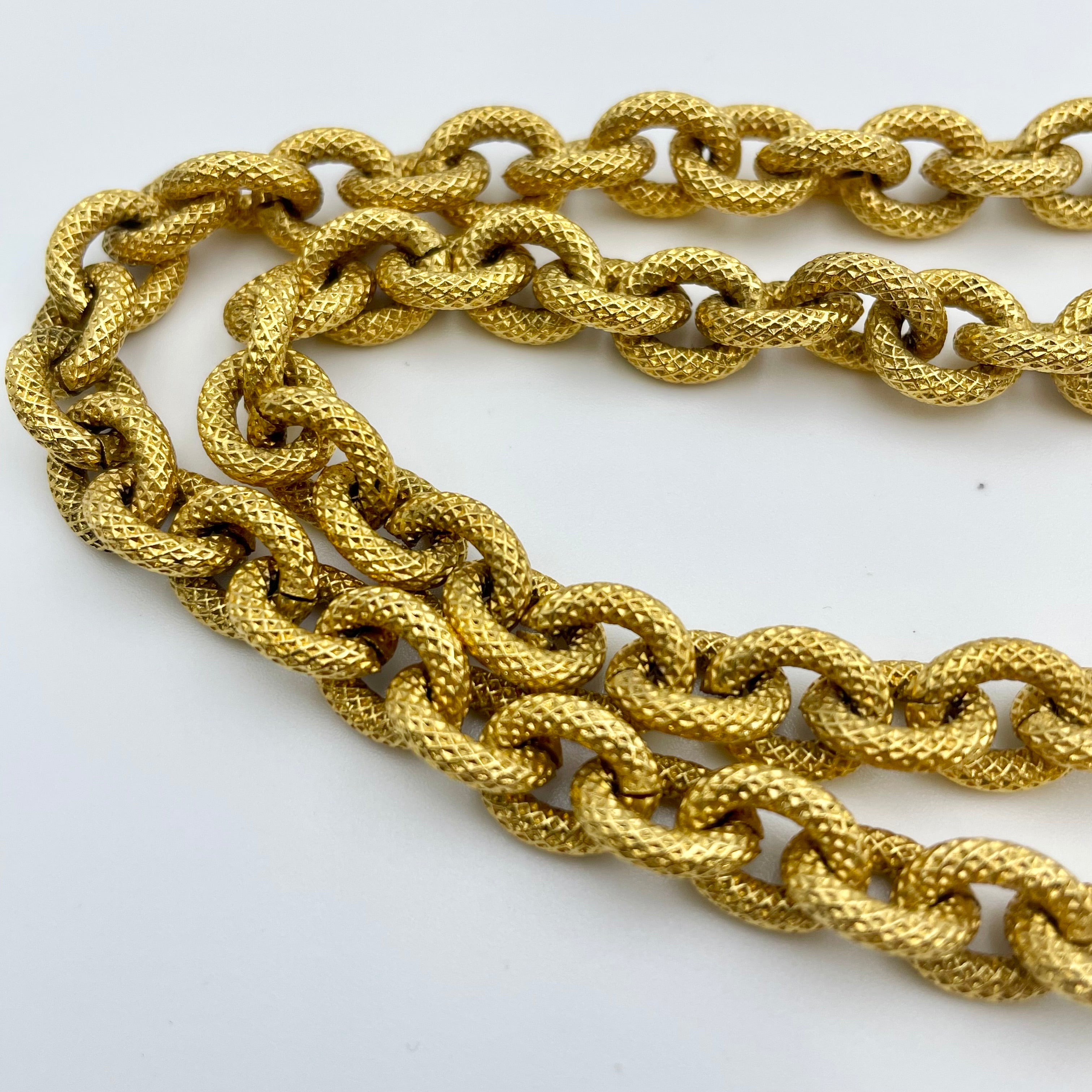 CHANEL_(シャネル)_ロングネックレス _ココマーク _ゴールドアクセサリー_中古品