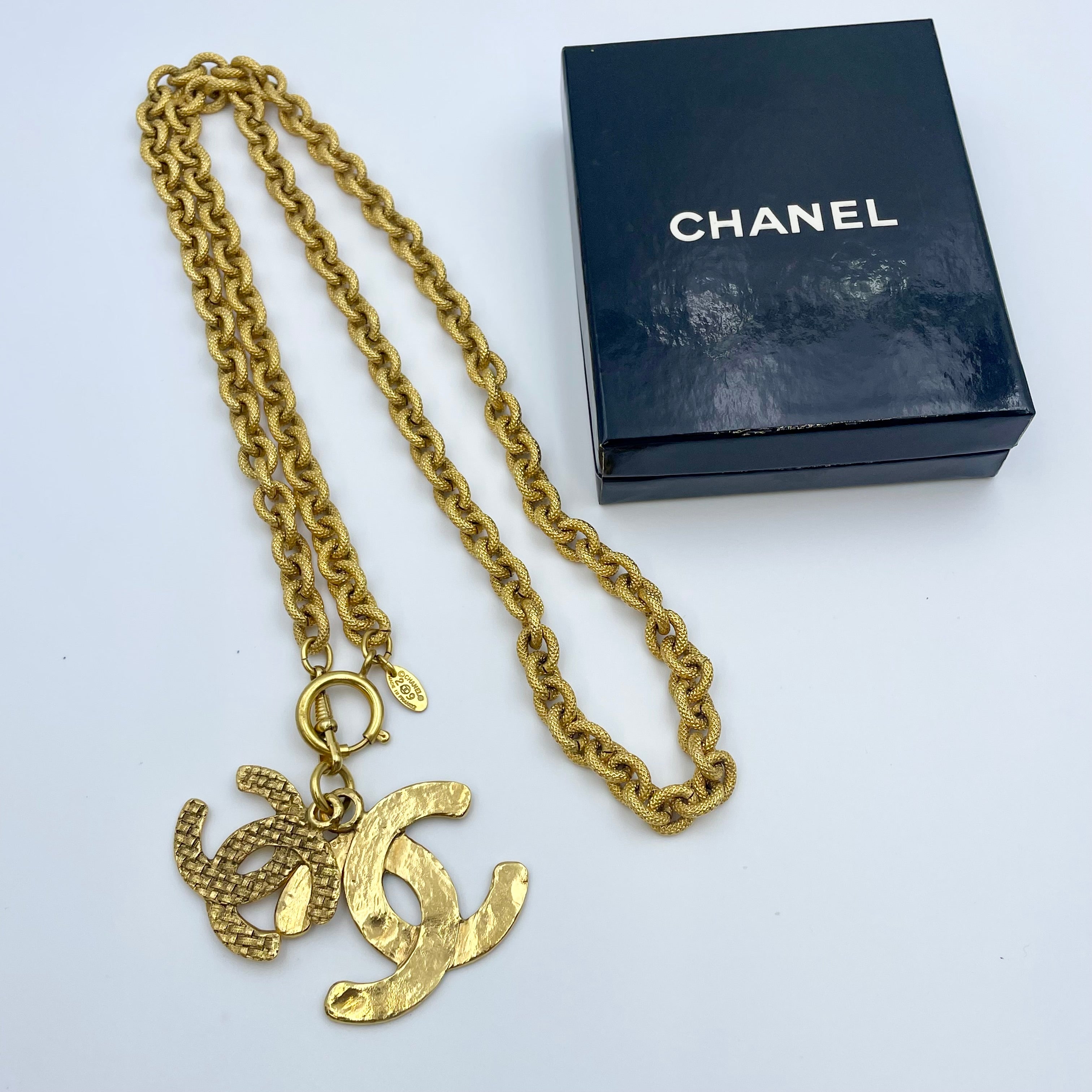 CHANEL_(シャネル)_ロングネックレス _ココマーク _ゴールドアクセサリー_中古品