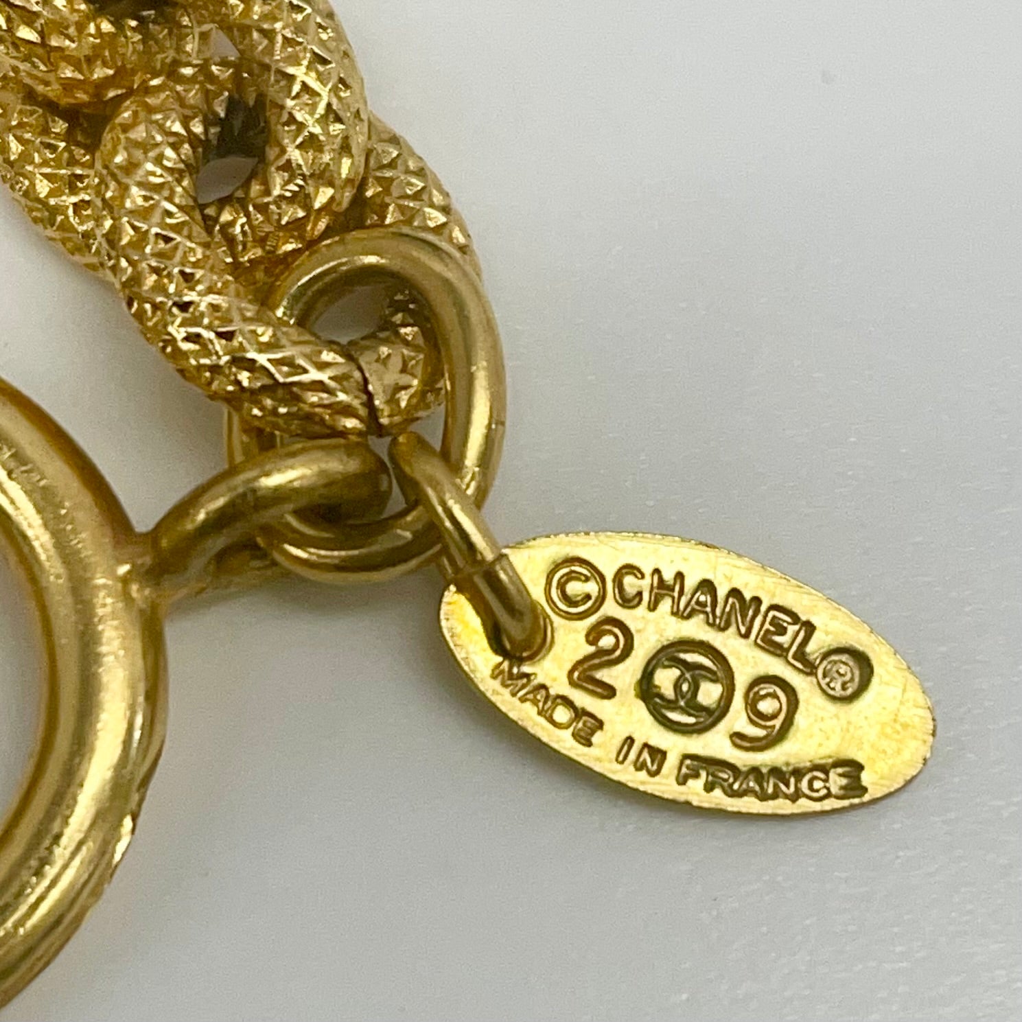 CHANEL_(シャネル)_コインモチーフ_ ゴールドメタルチェーンベルト_ 中古品