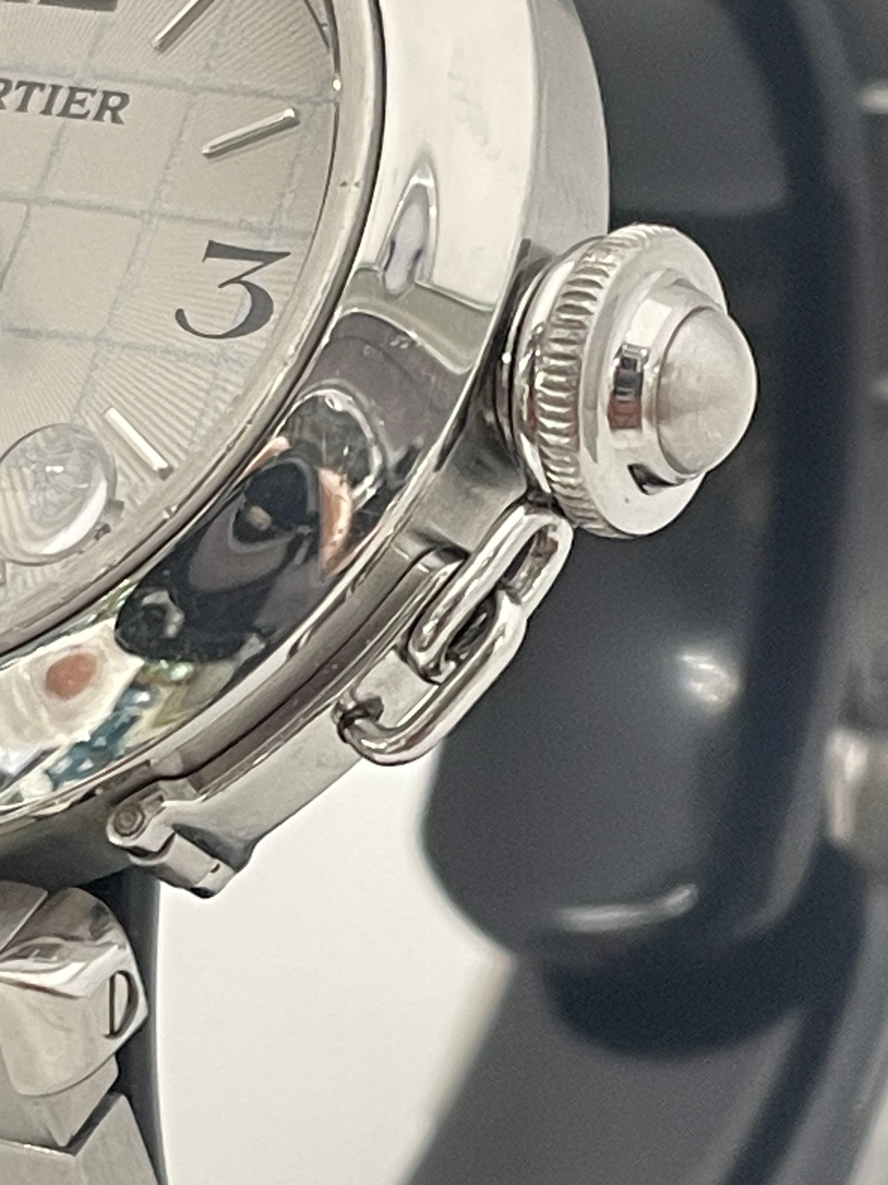 【送料無料】_ Cartier_(カルティエ)_パシャC _ステンレススチール2324_ユニセックス自動巻_中古品