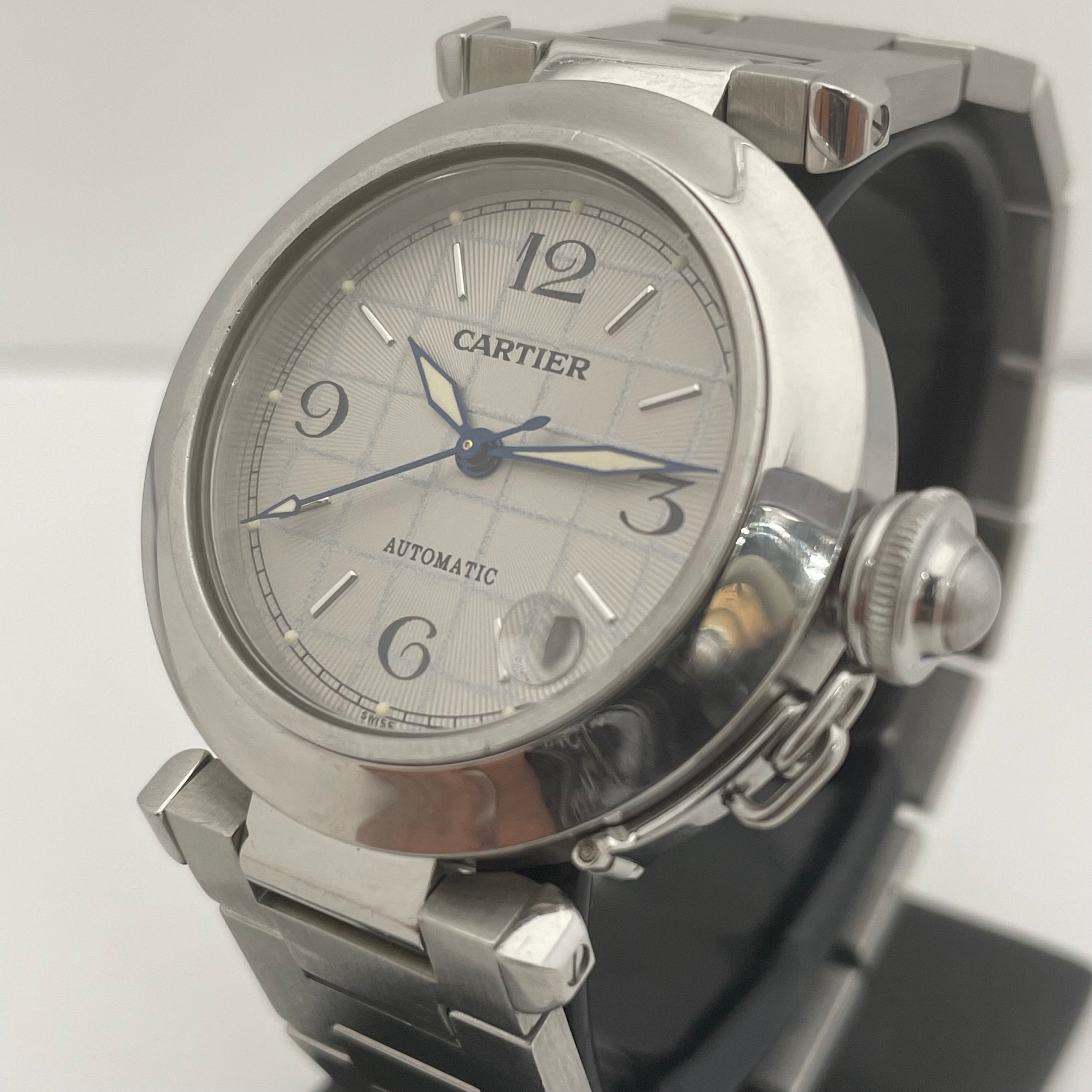 【送料無料】_ Cartier_(カルティエ)_パシャC _ステンレススチール2324_ユニセックス自動巻_中古品