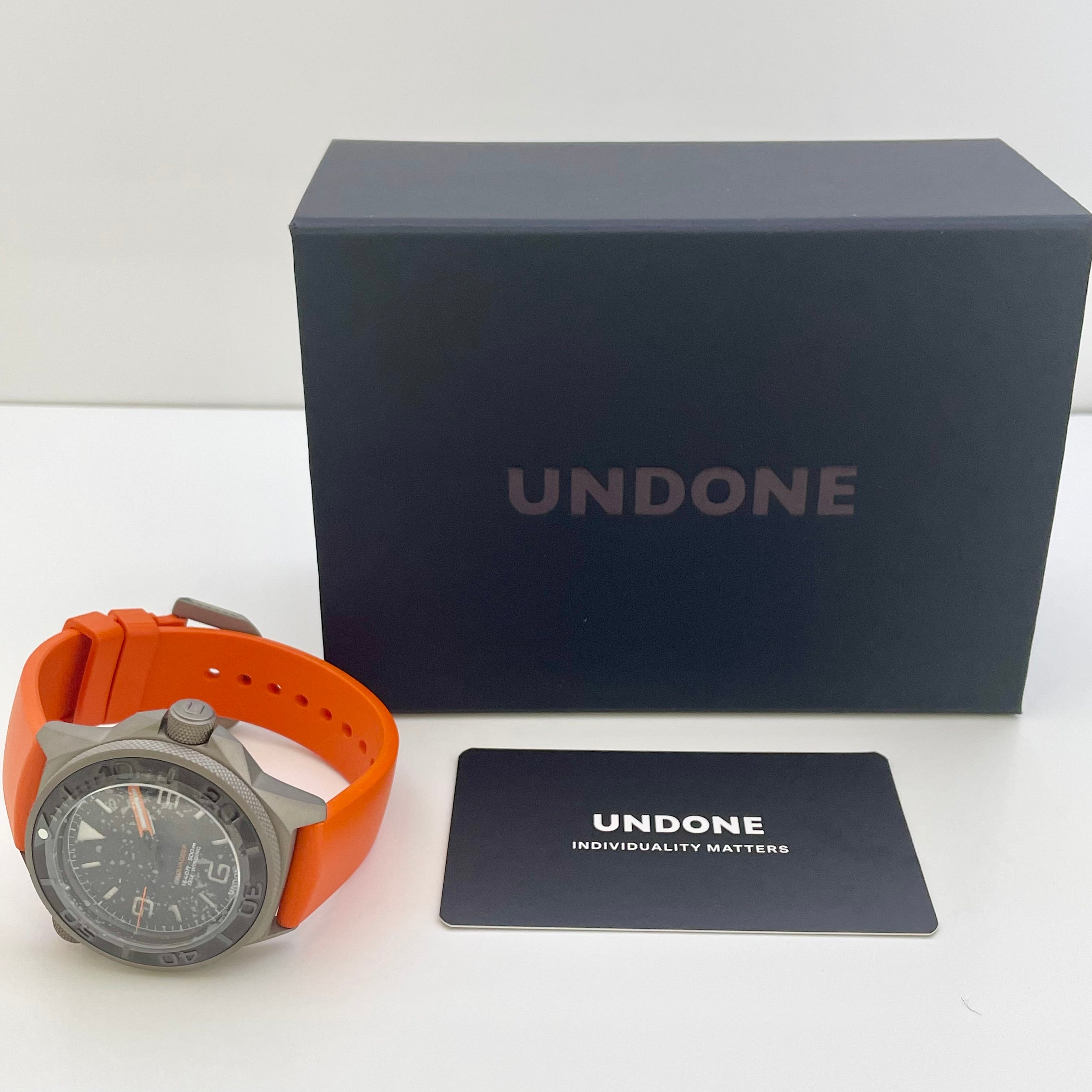 【送料無料】_ UNDONE_(アンダーン)_AQUADEEP SIGNAL ORANGE_未使用品