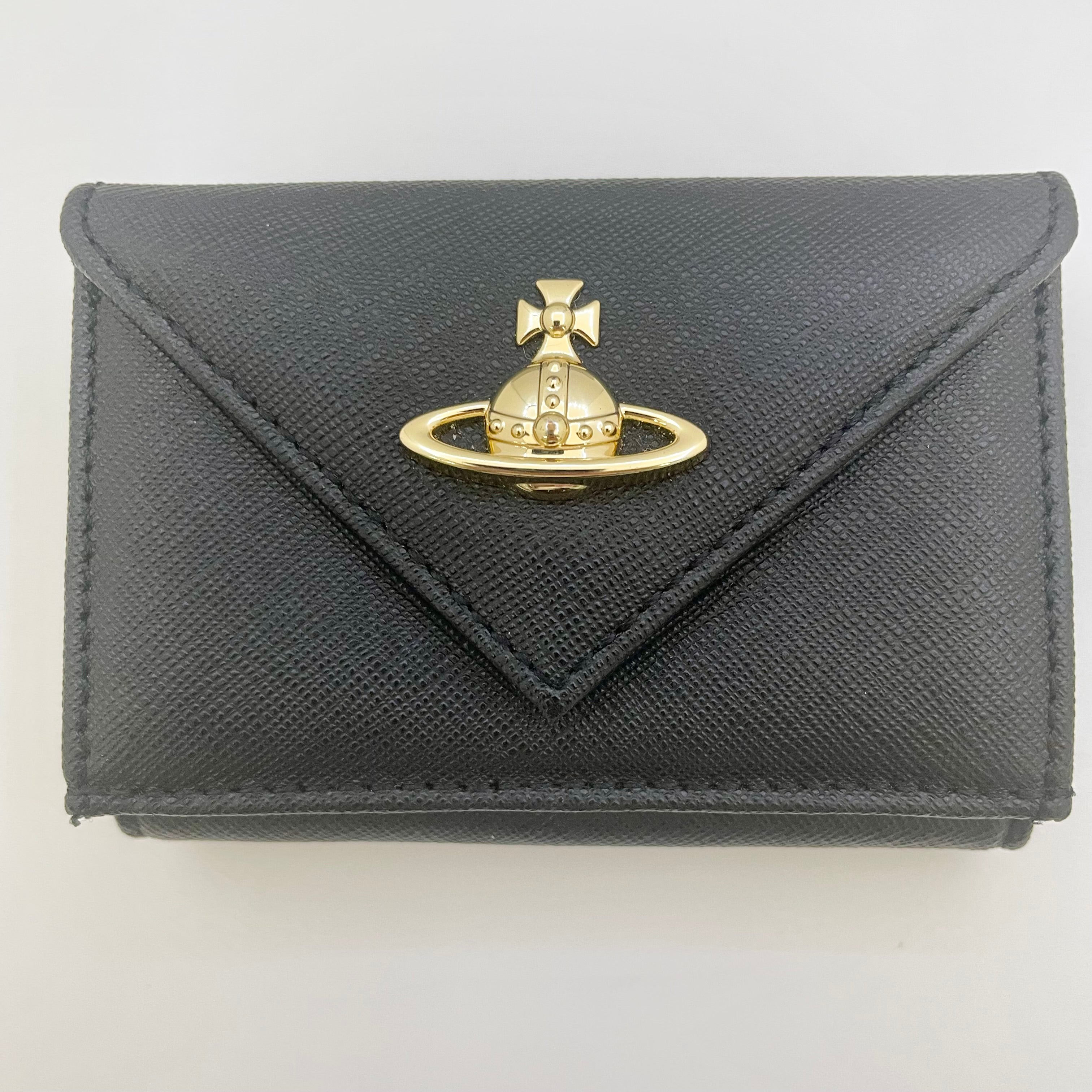 【送料無料】_ ViVienne Westwood_(ヴィヴィアンウエストウッド)_三つ折りミニ財布_51150009-40565_中古品