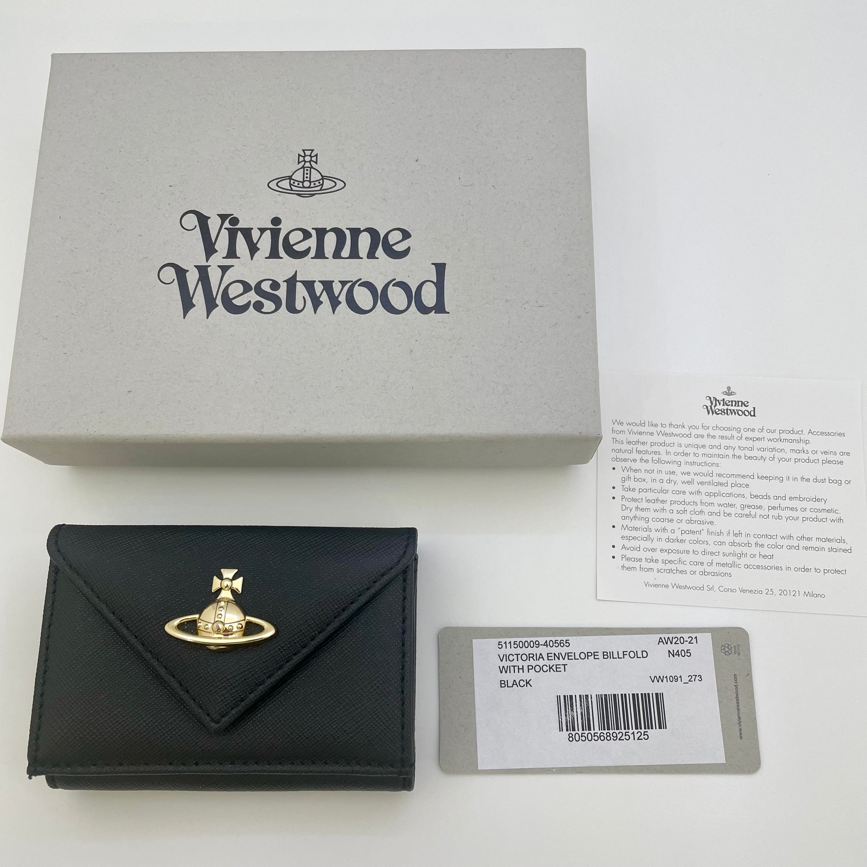 【送料無料】_ ViVienne Westwood_(ヴィヴィアンウエストウッド)_三つ折りミニ財布_51150009-40565_中古品