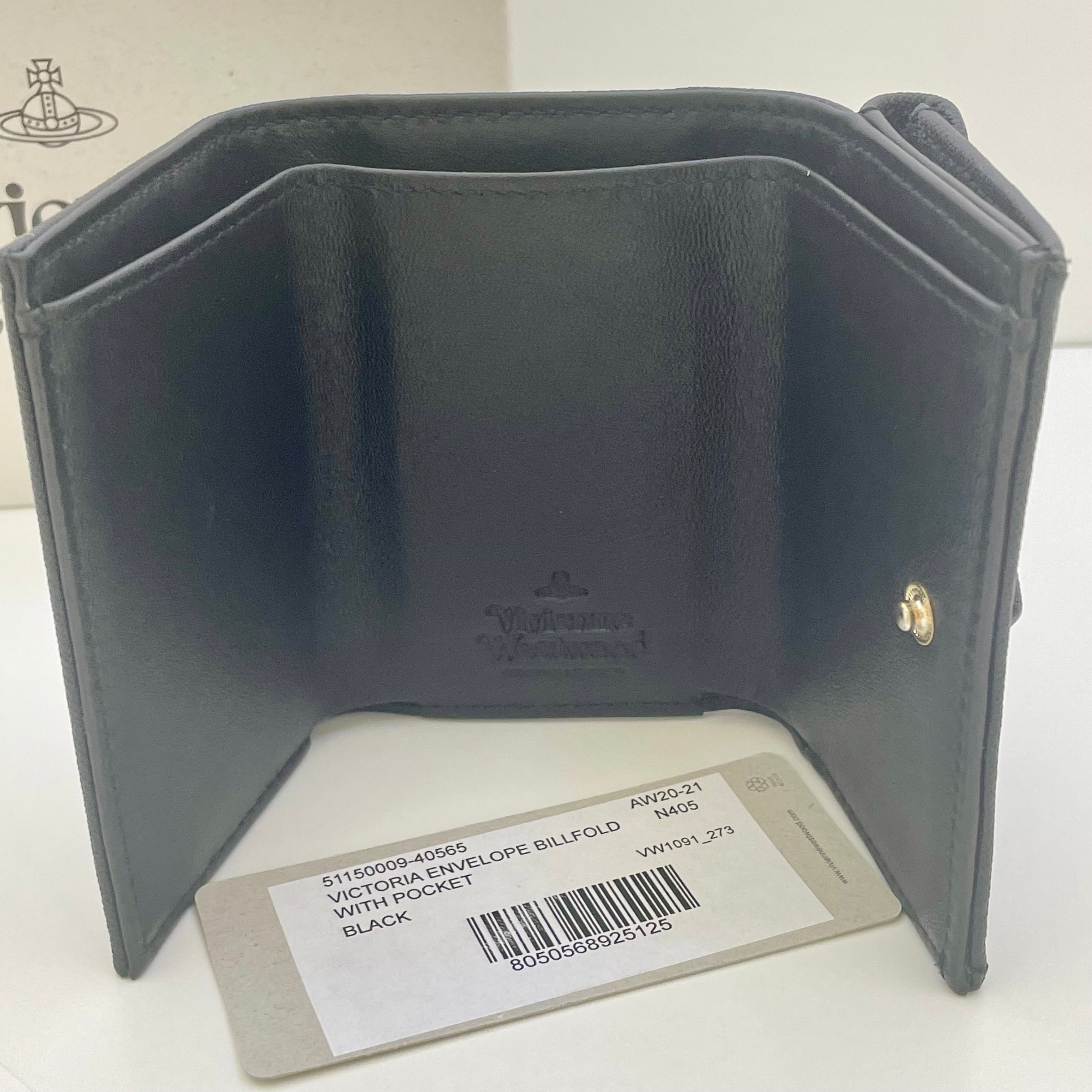 【送料無料】_ ViVienne Westwood_(ヴィヴィアンウエストウッド)_三つ折りミニ財布_51150009-40565_中古品