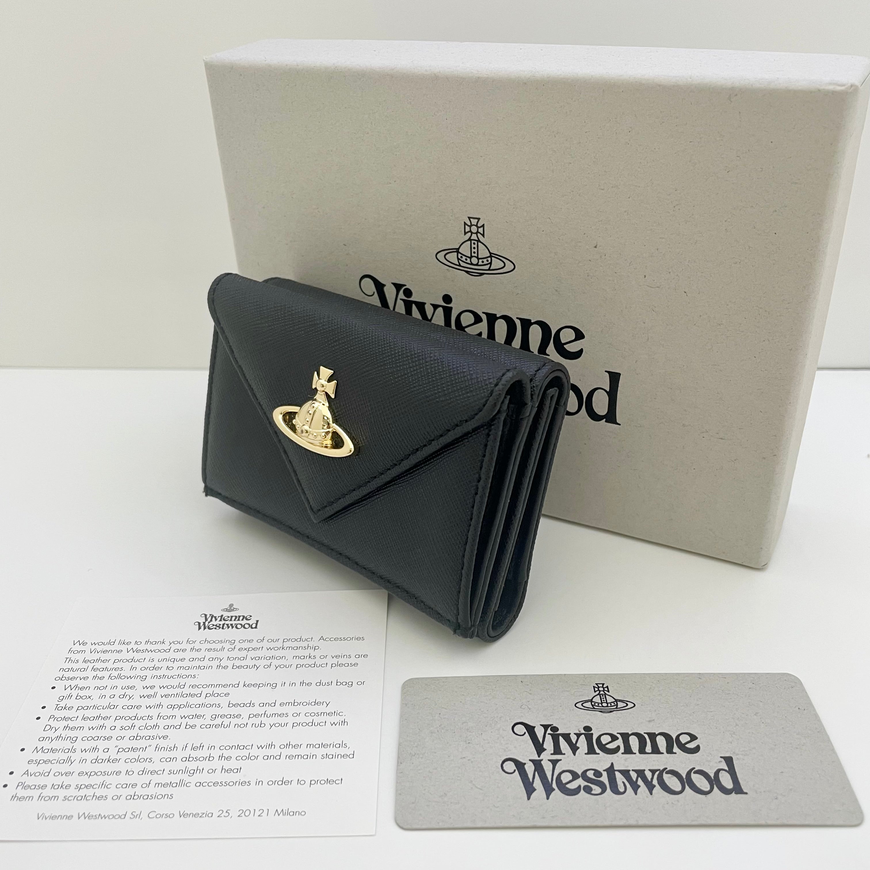 【送料無料】_ ViVienne Westwood_(ヴィヴィアンウエストウッド)_三つ折りミニ財布_51150009-40565_中古品