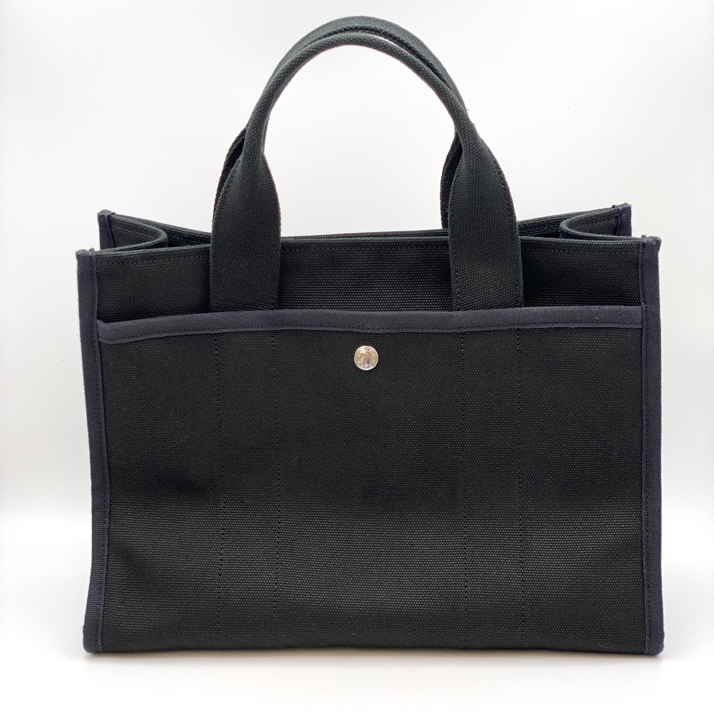 【送料無料】_ COACH_(コーチ)_カーゴトート2WAY _ショルダーベルト付 CP158LHBLK _中古品