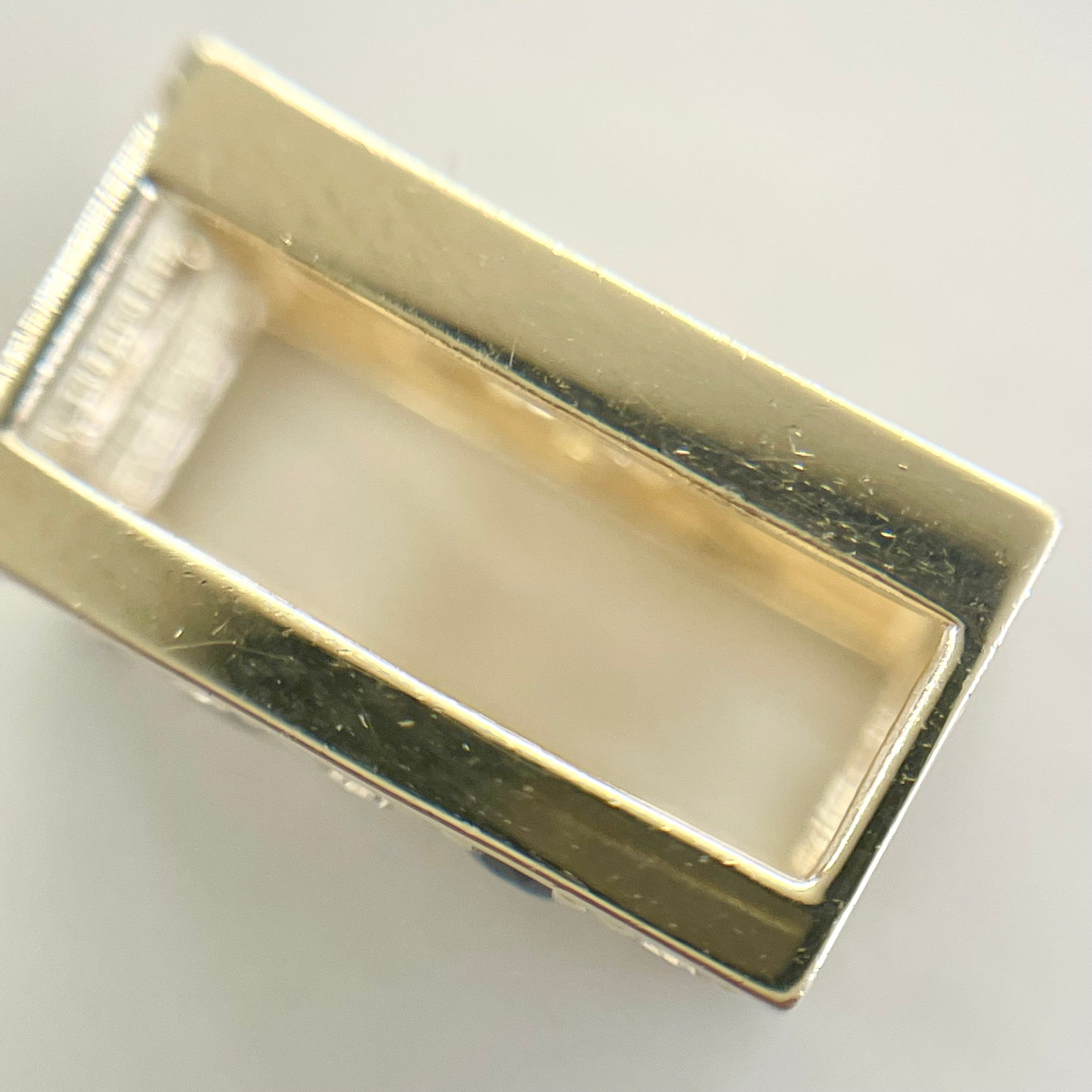 【送料無料】_ ノンブランド_ペンダントトップ_BD/FD0.3ct_K18(2.4g)_中古品