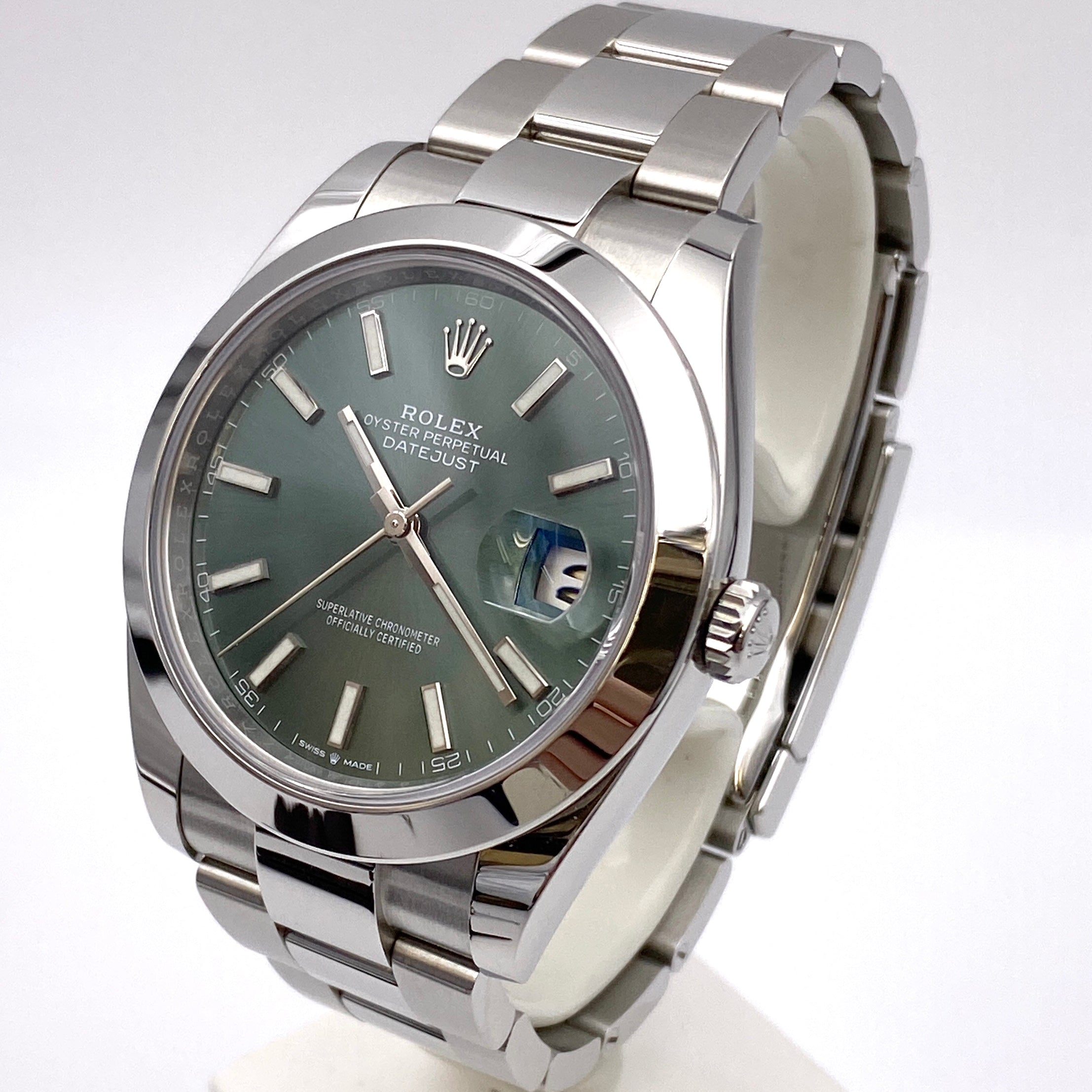 ROLEX_(ロレックス)_デイトジャスト41 _ミントグリーンダイヤル _126300 _中古品