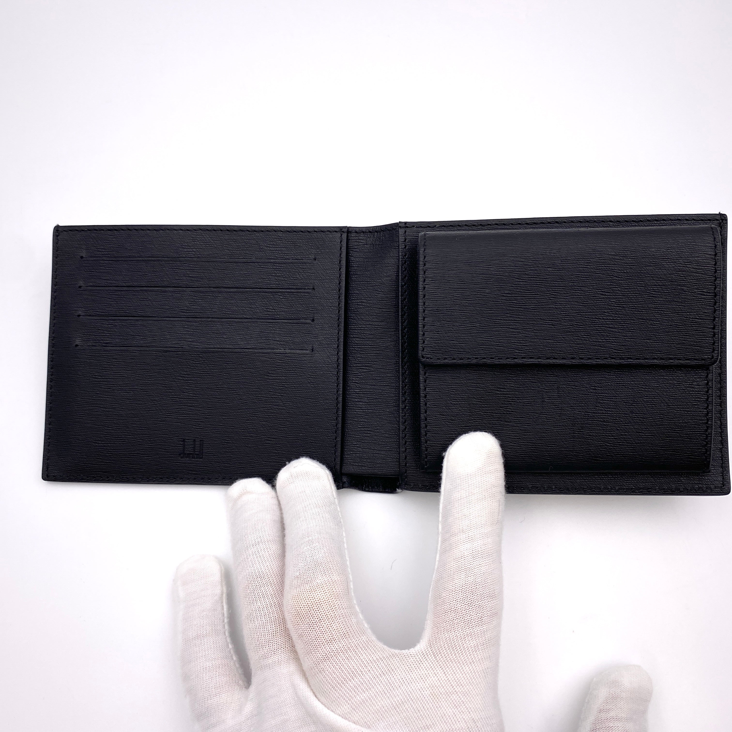 【送料無料】_ dunhill_(ダンヒル)_メンズ二つ折り財布 _ DU19F2F32SG _中古品