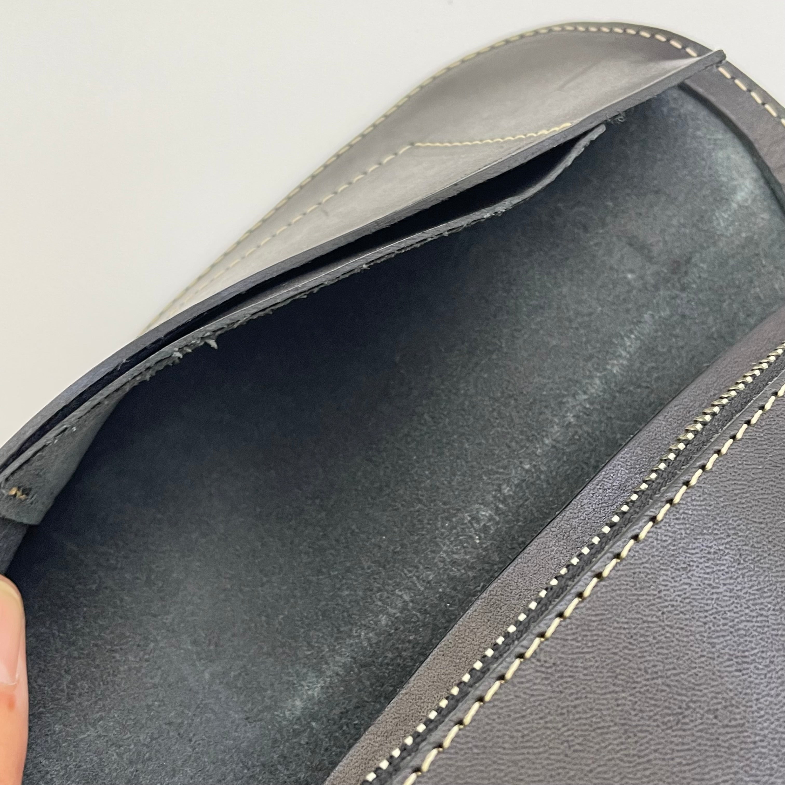 【送料無料】_ RED MOON_(レッドムーン)_MHS−02Iロングウォレット_ブラック レザーロープ付き_中古品