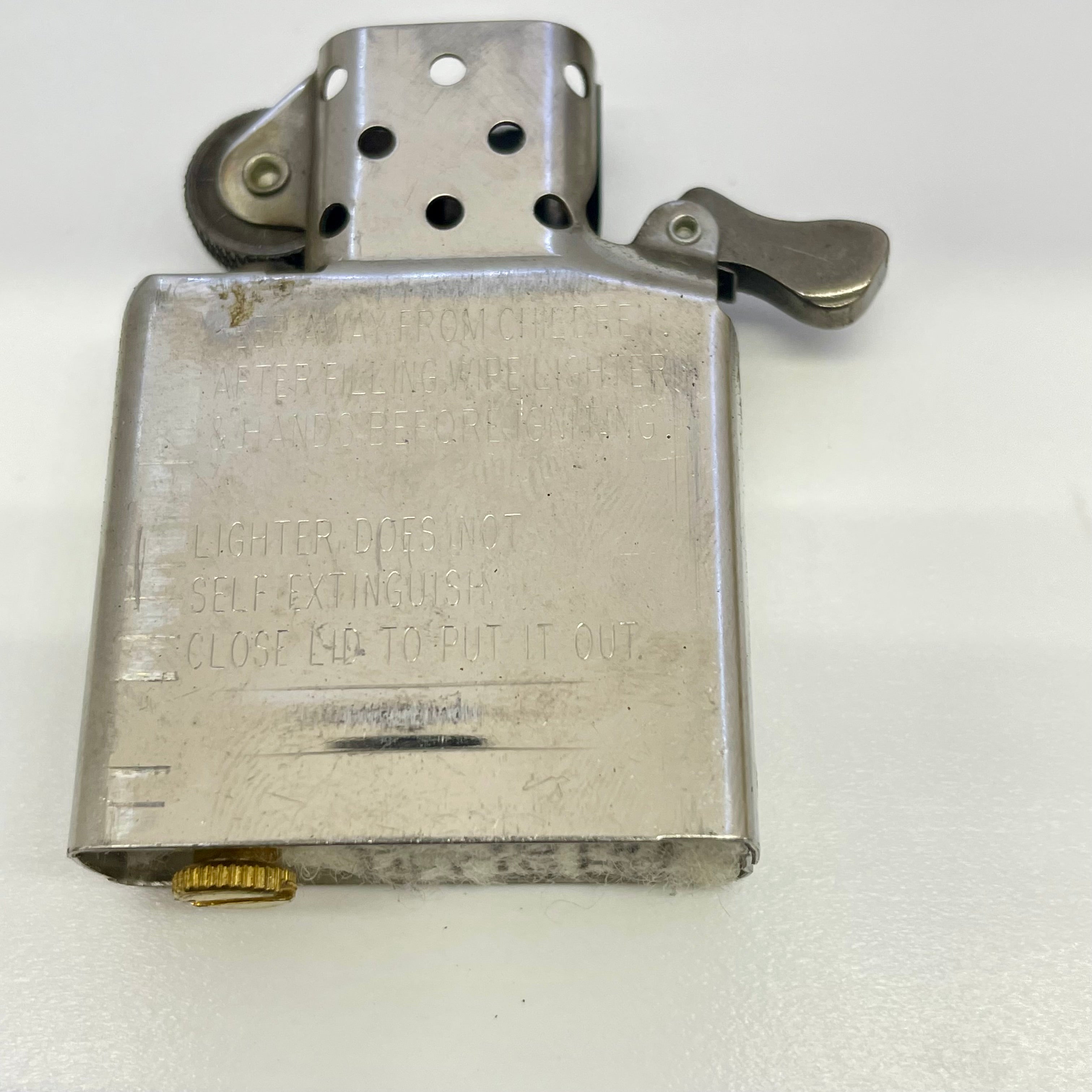 【送料無料】_ Zippo_(ジッポ)_オイルライター_STERLING SILVER無地2005_中古品