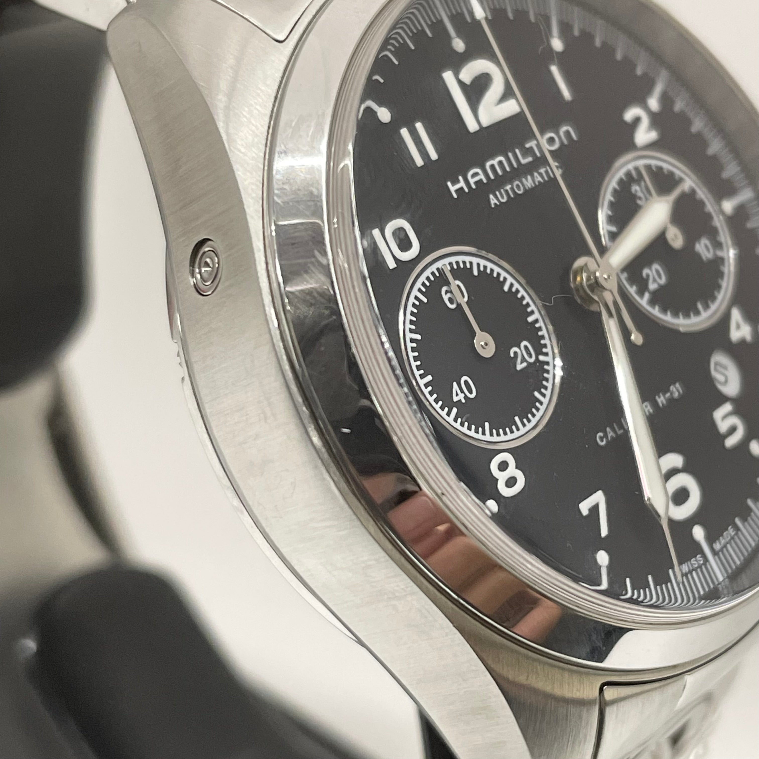 【送料無料】_ HAMILTON_(ハミルトン)_カーキ アビエーション _PILOT PIONEER AUTO CHRONO _H76416135_中古品