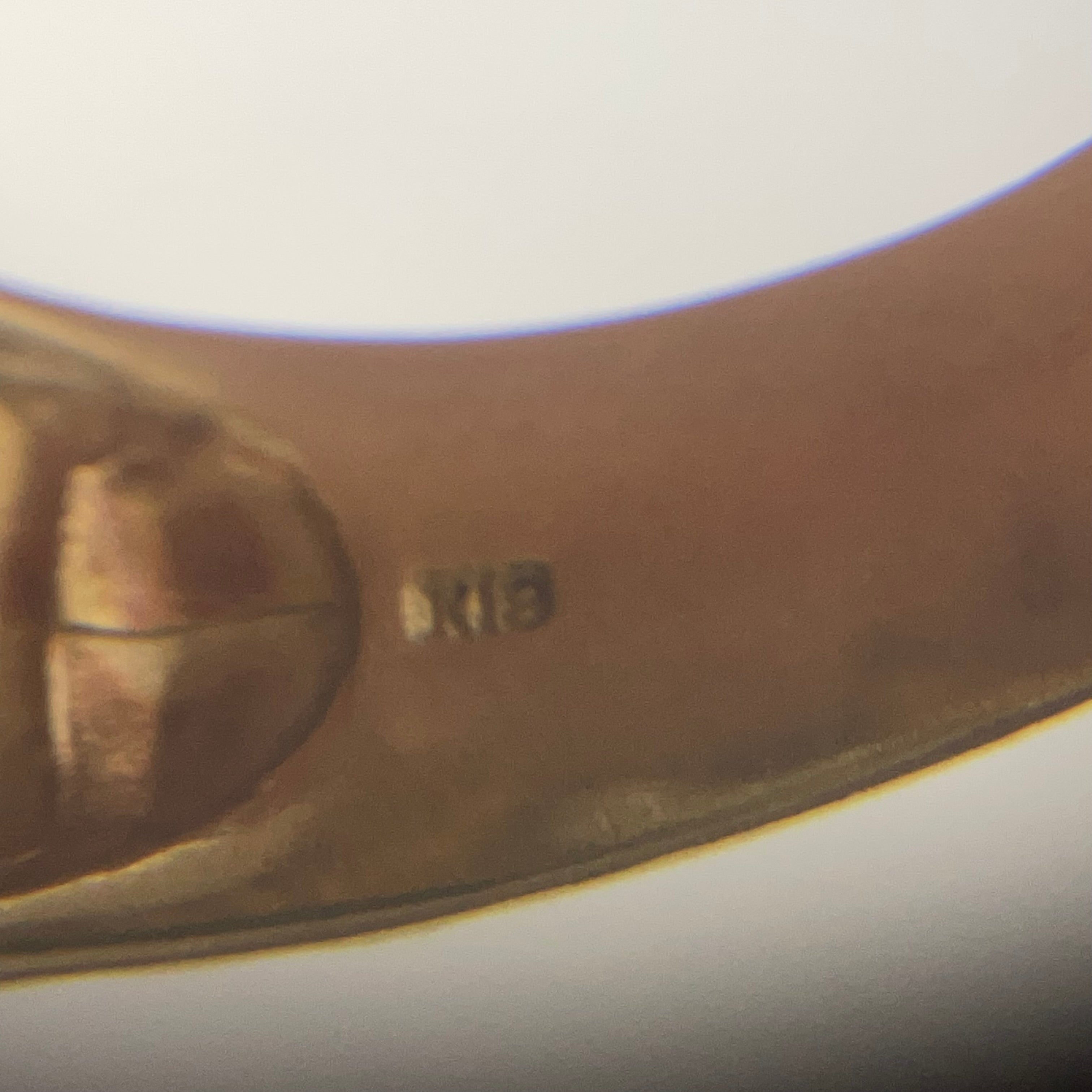 【送料無料】_ ノンブランド_プラチナコイン付き_K18/Pt900コンビリング_中古品