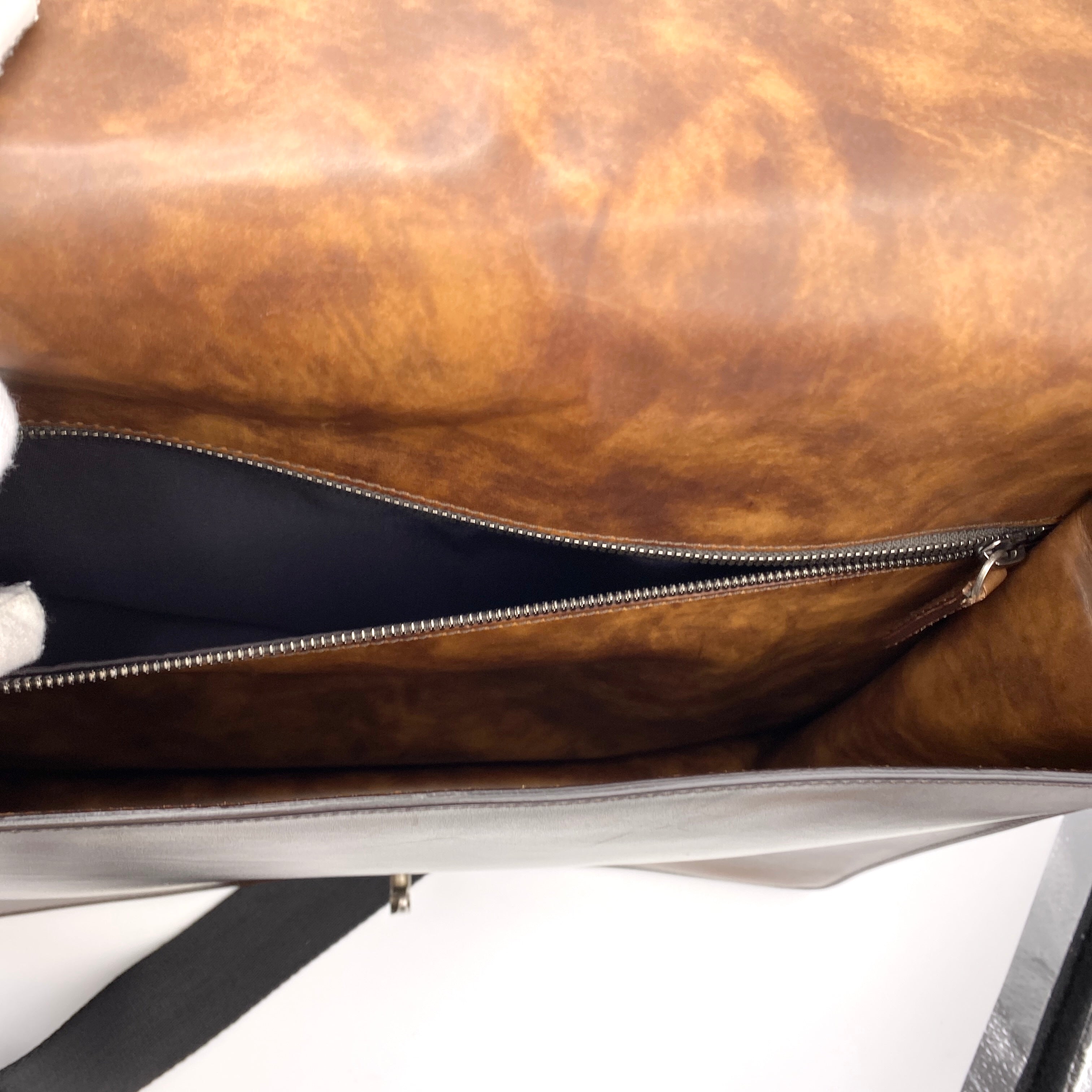 Berluti_(ベルルッティ)_ランスウシオン _スクリットレザー_カリグラフィ_ メッセンジャーバッグ_ 中古品