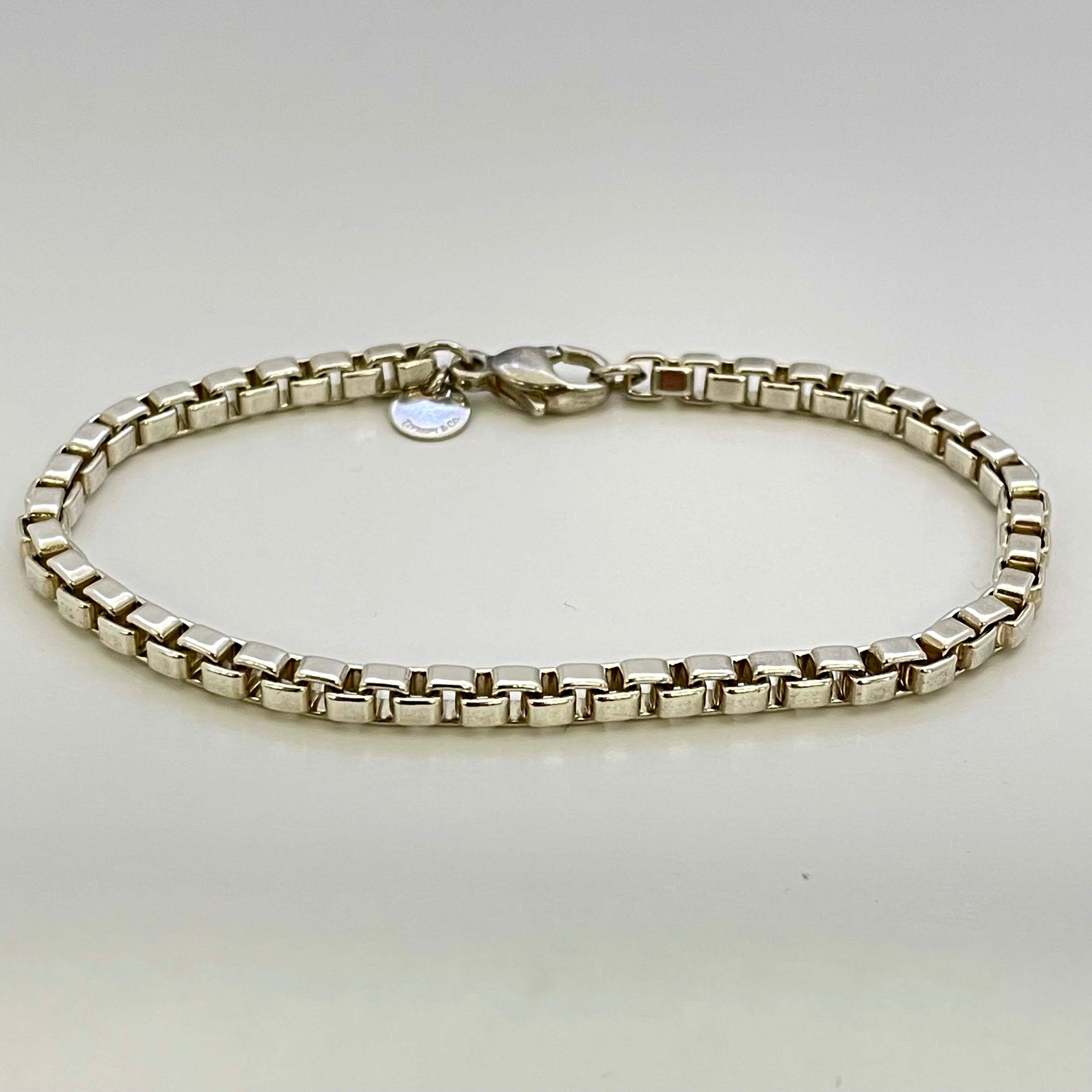 TIFFANY&Co_(ティファニー)_ベネチアン リンク ブレスレット _SV925/19cm_中古品