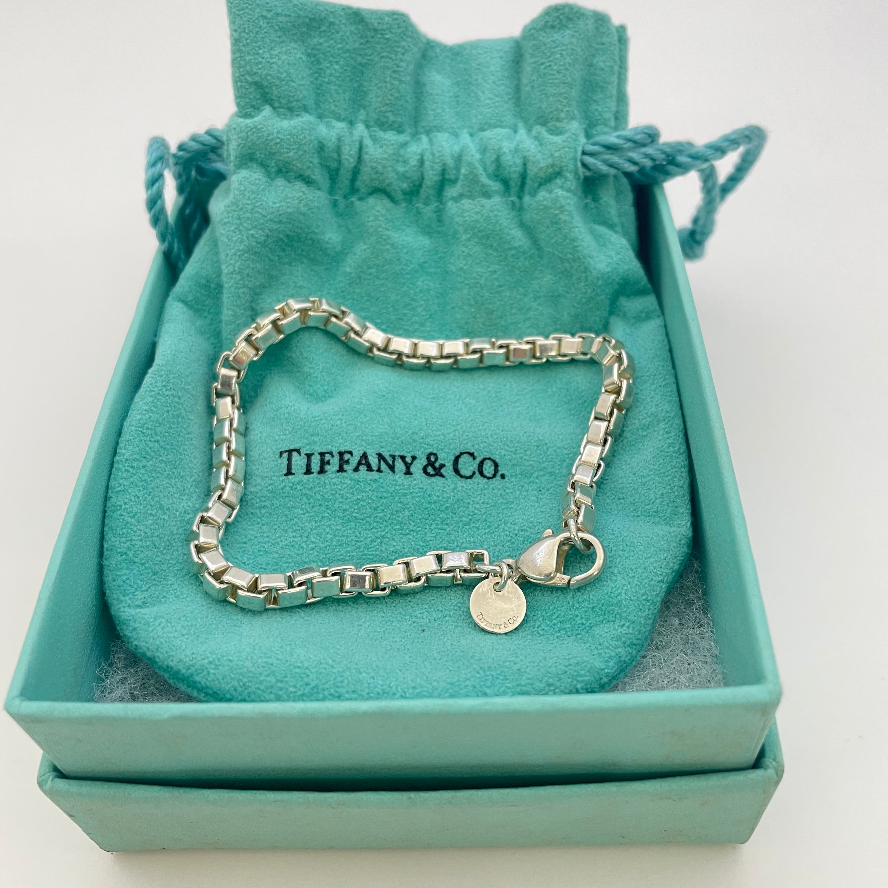 TIFFANY&Co_(ティファニー)_ベネチアン リンク ブレスレット _SV925/19cm_中古品
