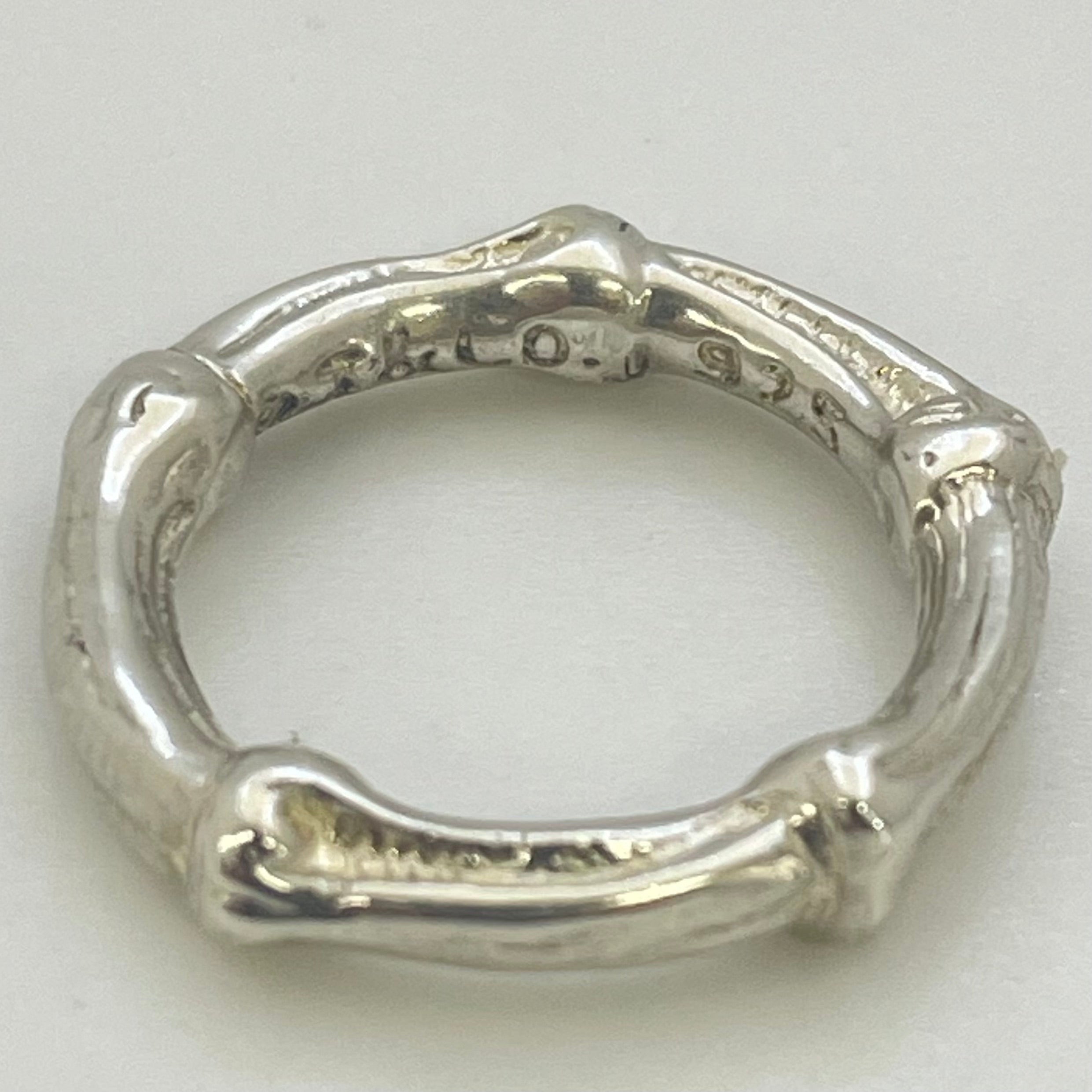 【送料無料】_ TIFFANY&Co_(ティファニー)_バンブーリング(指輪)_SV925/9号_中古品