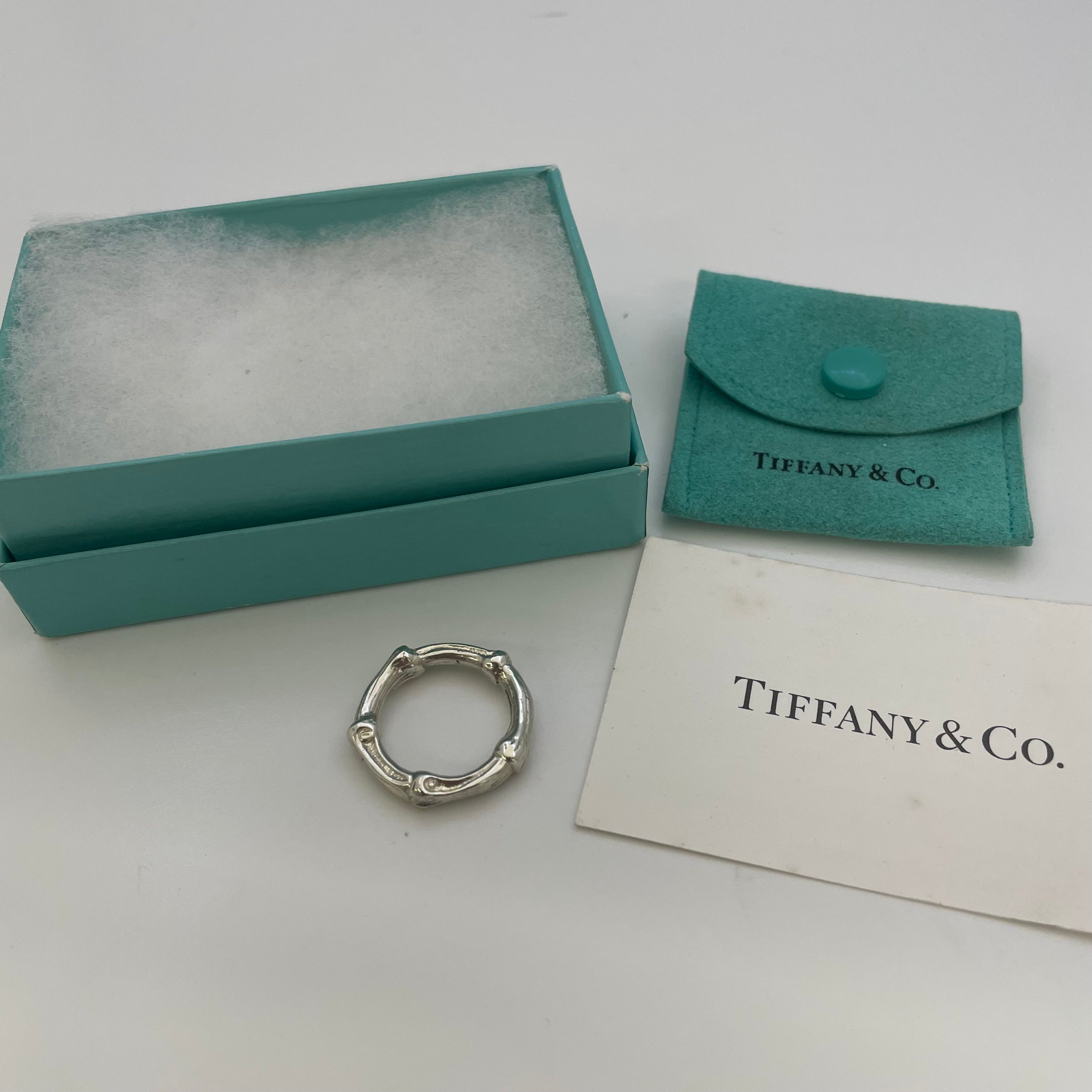 【送料無料】_ TIFFANY&Co_(ティファニー)_バンブーリング(指輪)_SV925/9号_中古品