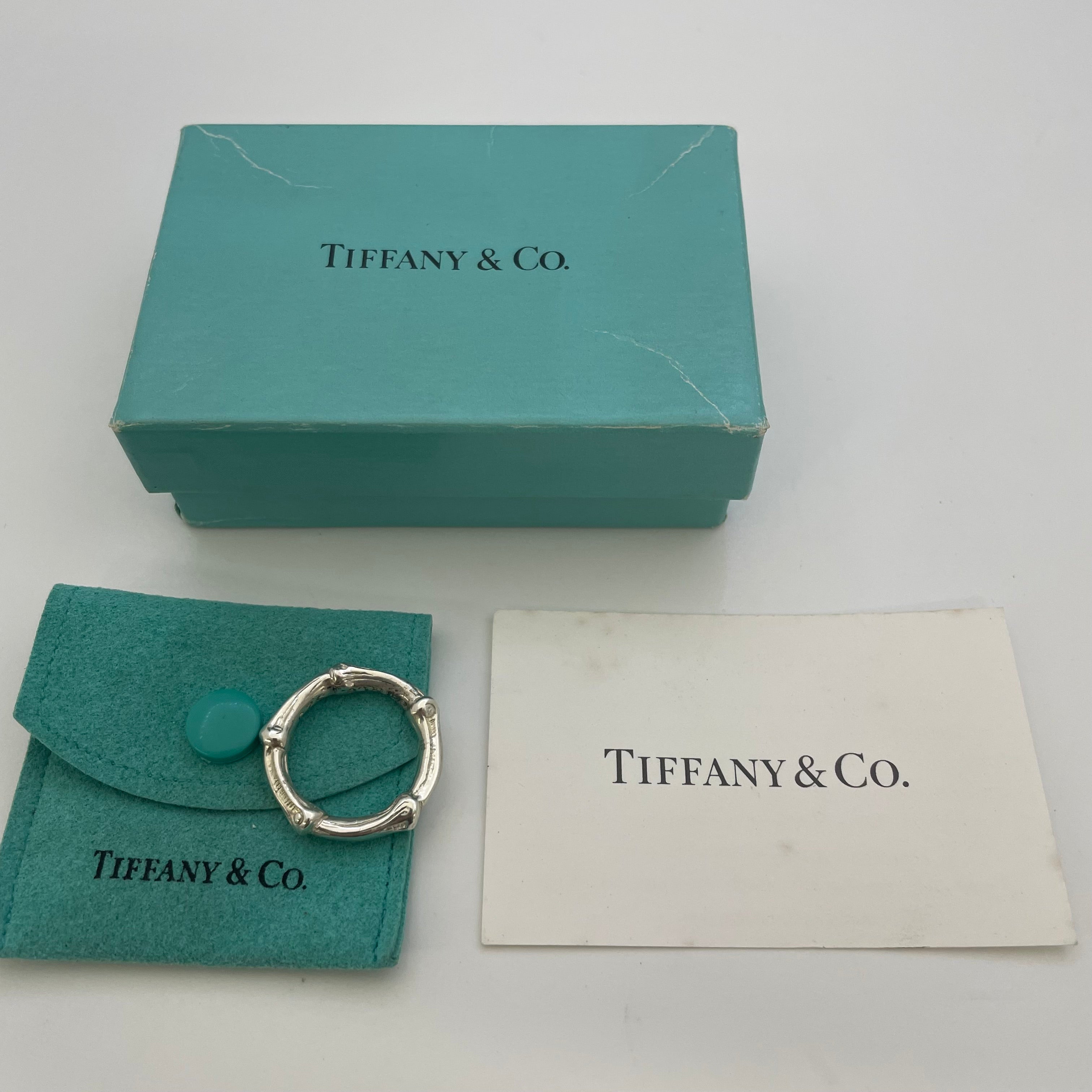 【送料無料】_ TIFFANY&Co_(ティファニー)_バンブーリング(指輪)_SV925/9号_中古品