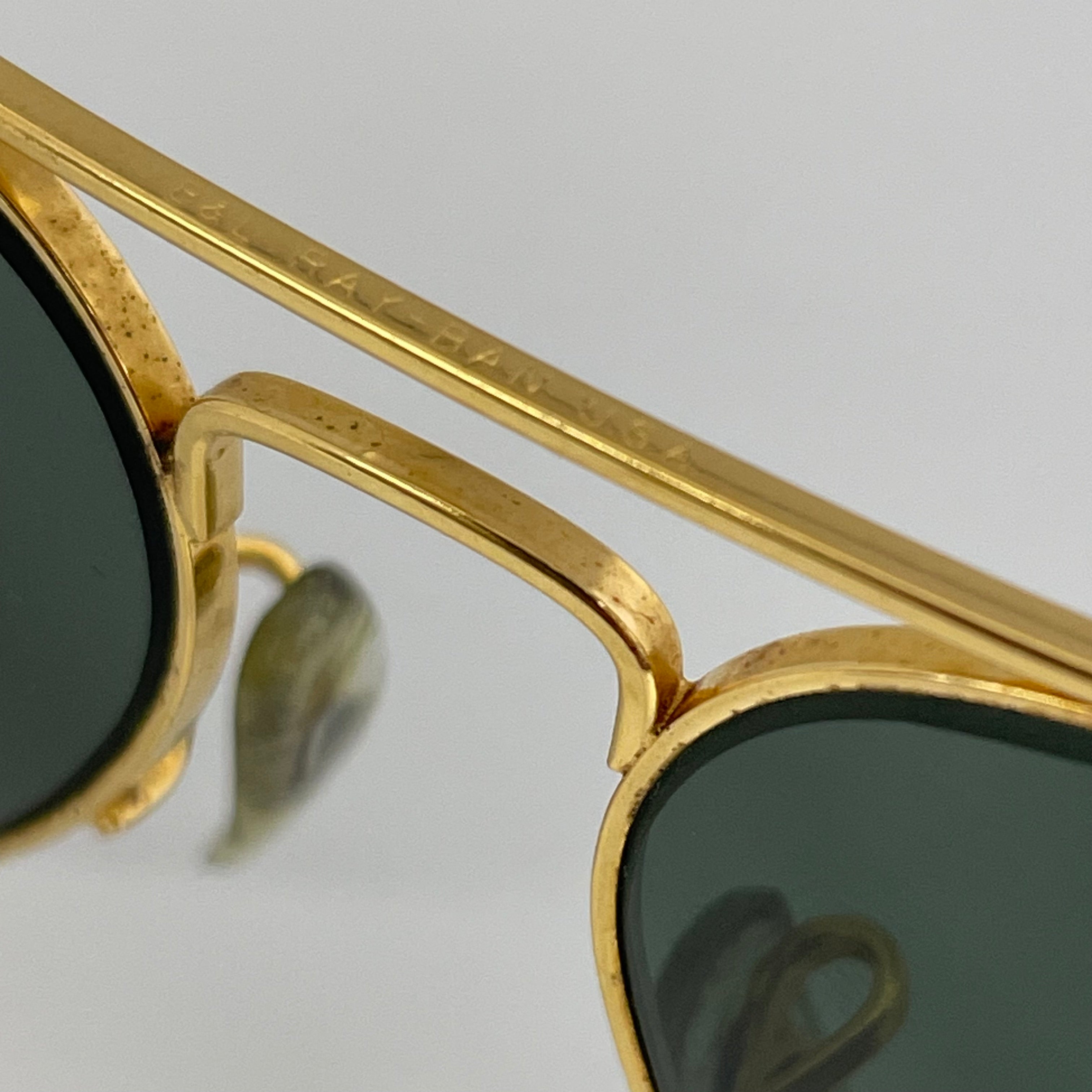 Ray−Ban_(レイバン)_サングラス USA/B&L _アビエーター 58□14 _中古品