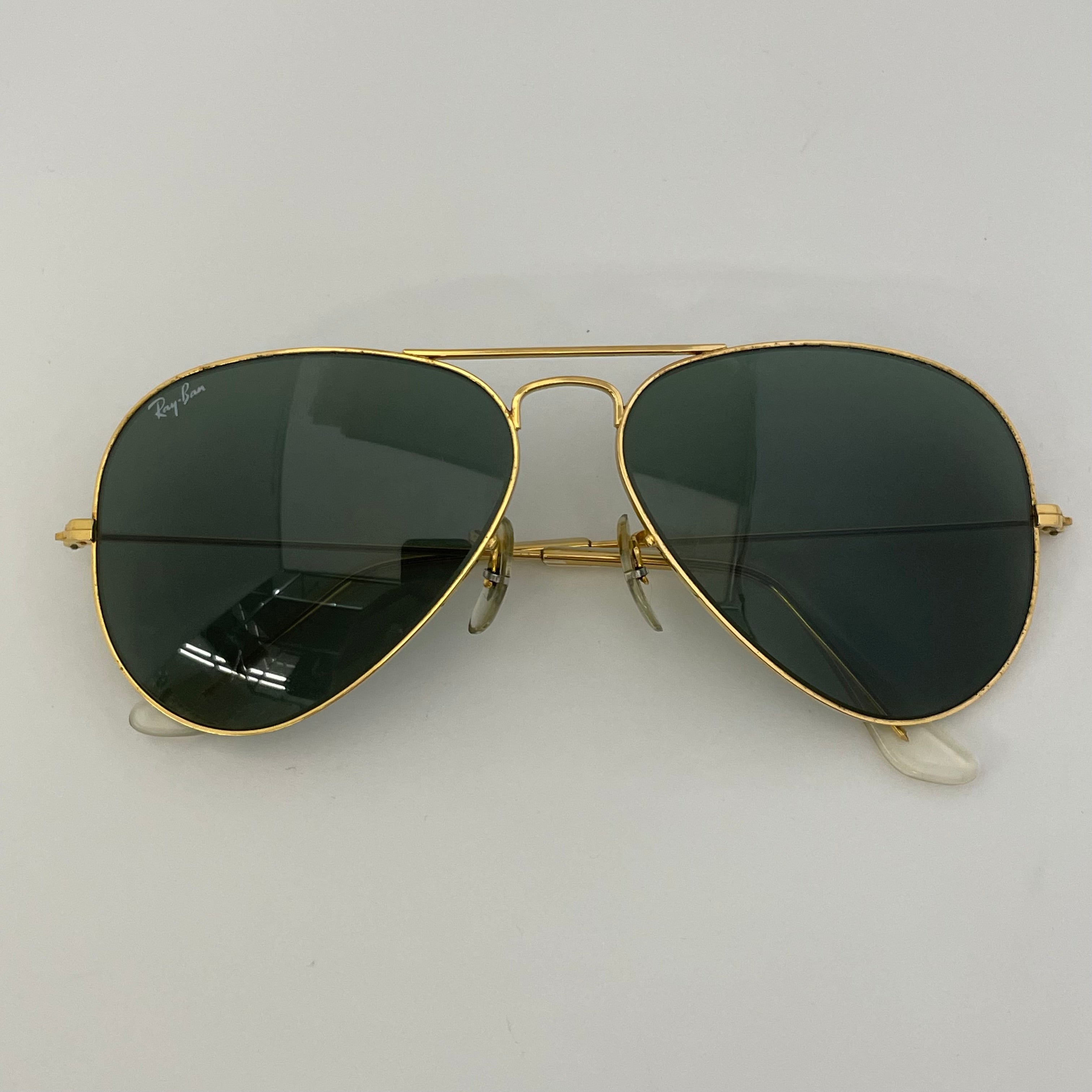 Ray−Ban_(レイバン)_サングラス USA/B&L _アビエーター 58□14 _中古品