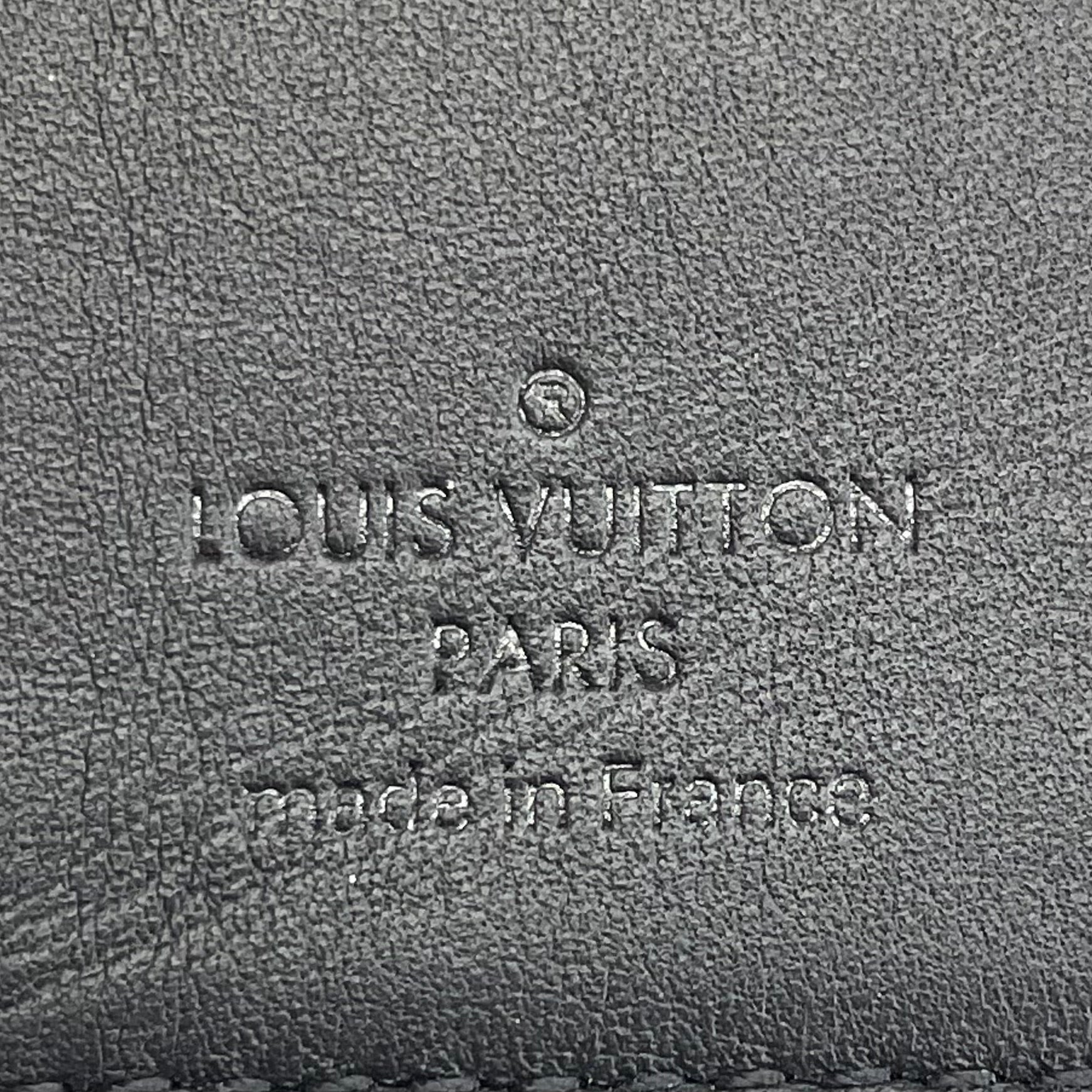 【送料無料】_ LOUIS VUITTON_(ルイヴィトン)_ダミエアンフィニ ポルトフォイユ ブラザ _ 長財布 ネオン ブルー _N60081_ 中古品