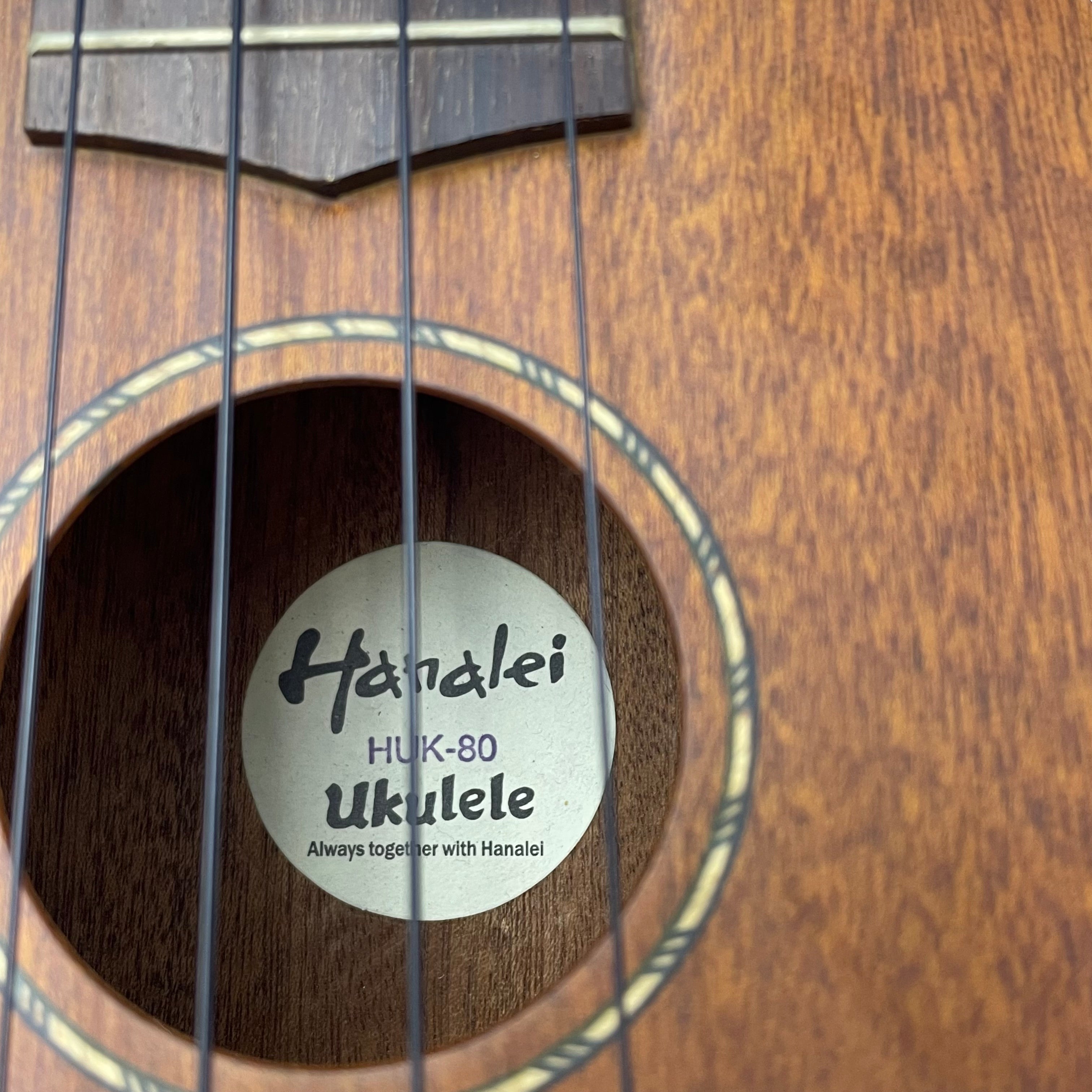 【送料無料】_ Hanalei_(ハナレイ)_ ソプラノ・ウクレレ _HUK-80 _中古品