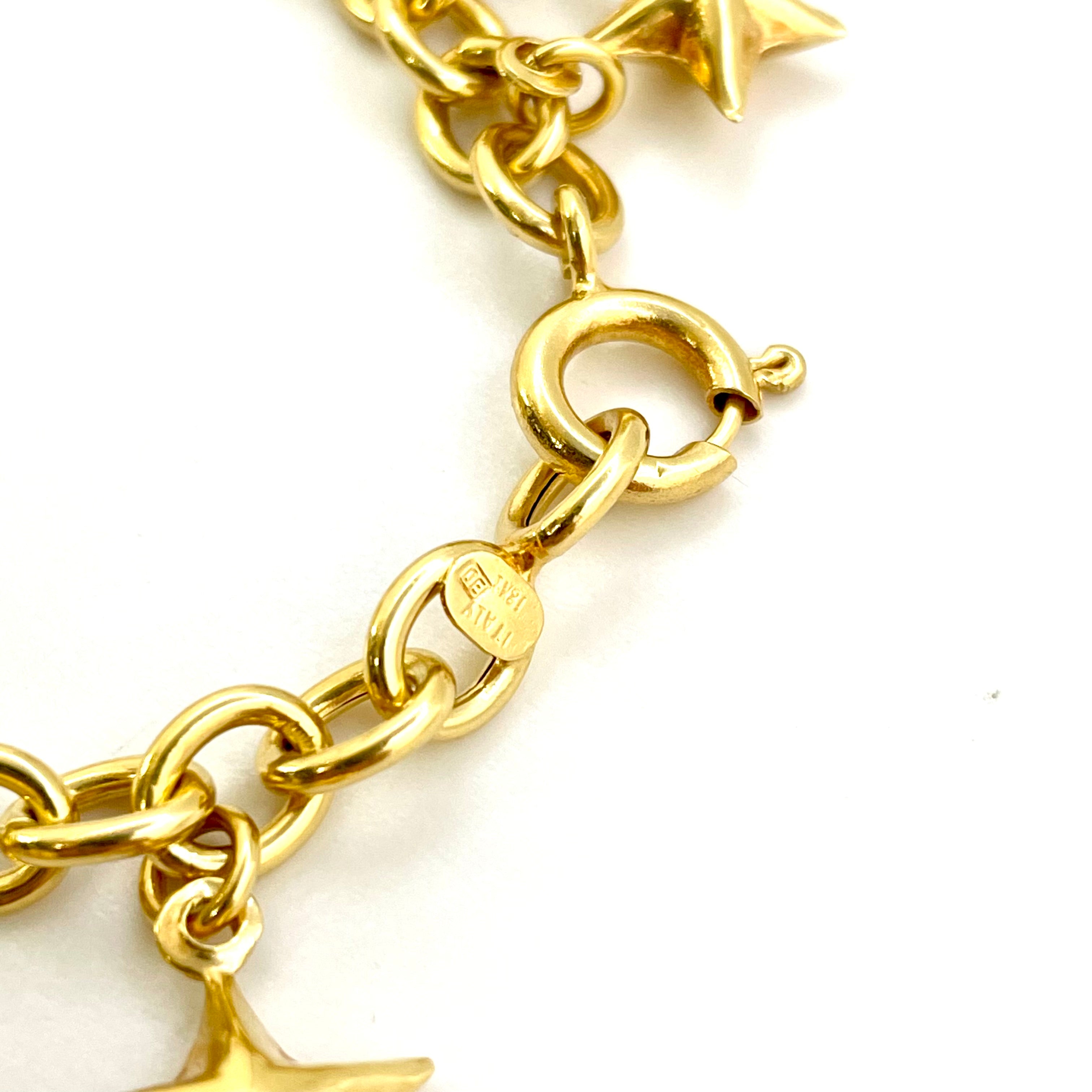 【送料無料】_ ノンブランド_ K18/17g _ブレスレット/チャーム _中古品