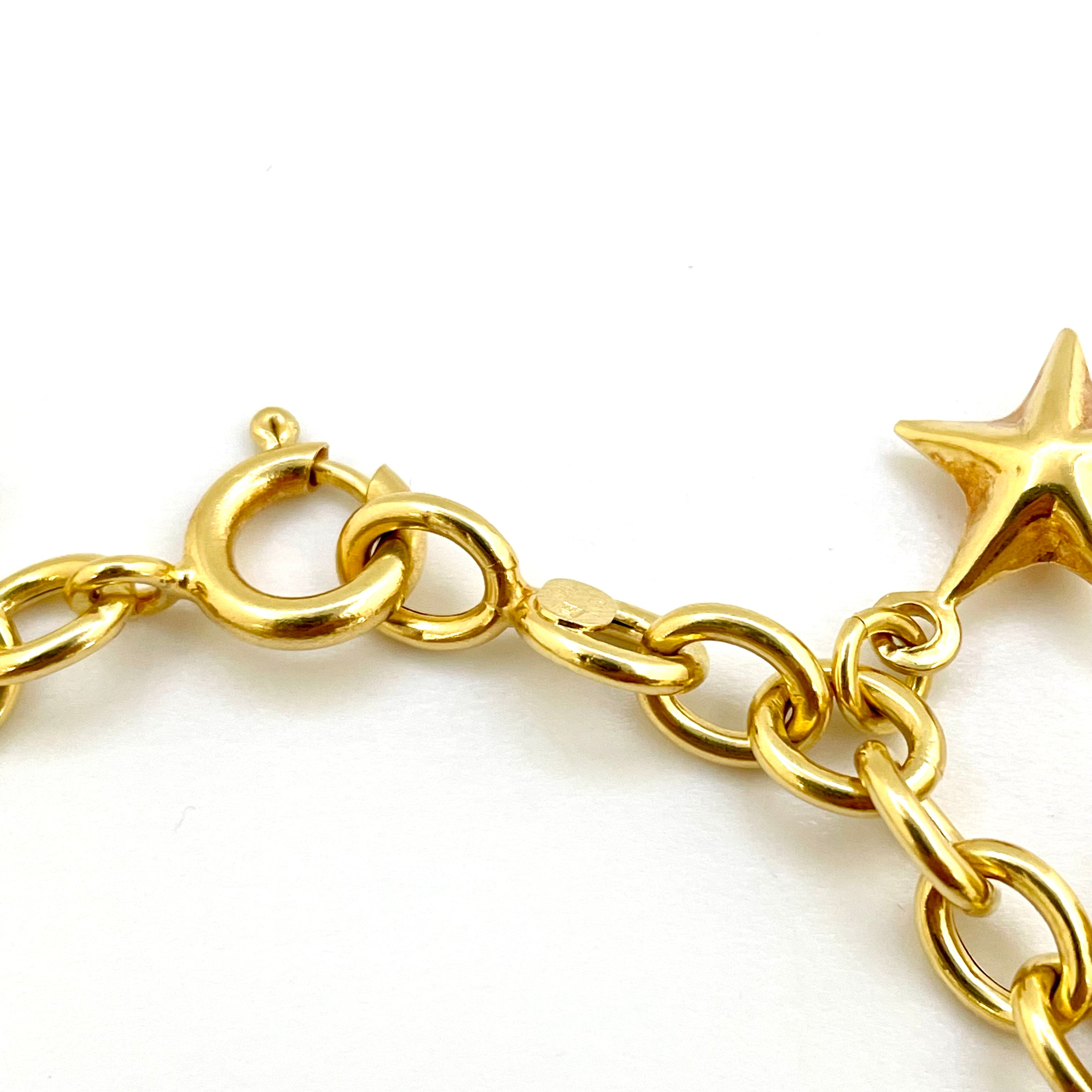 【送料無料】_ ノンブランド_ K18/17g _ブレスレット/チャーム _中古品