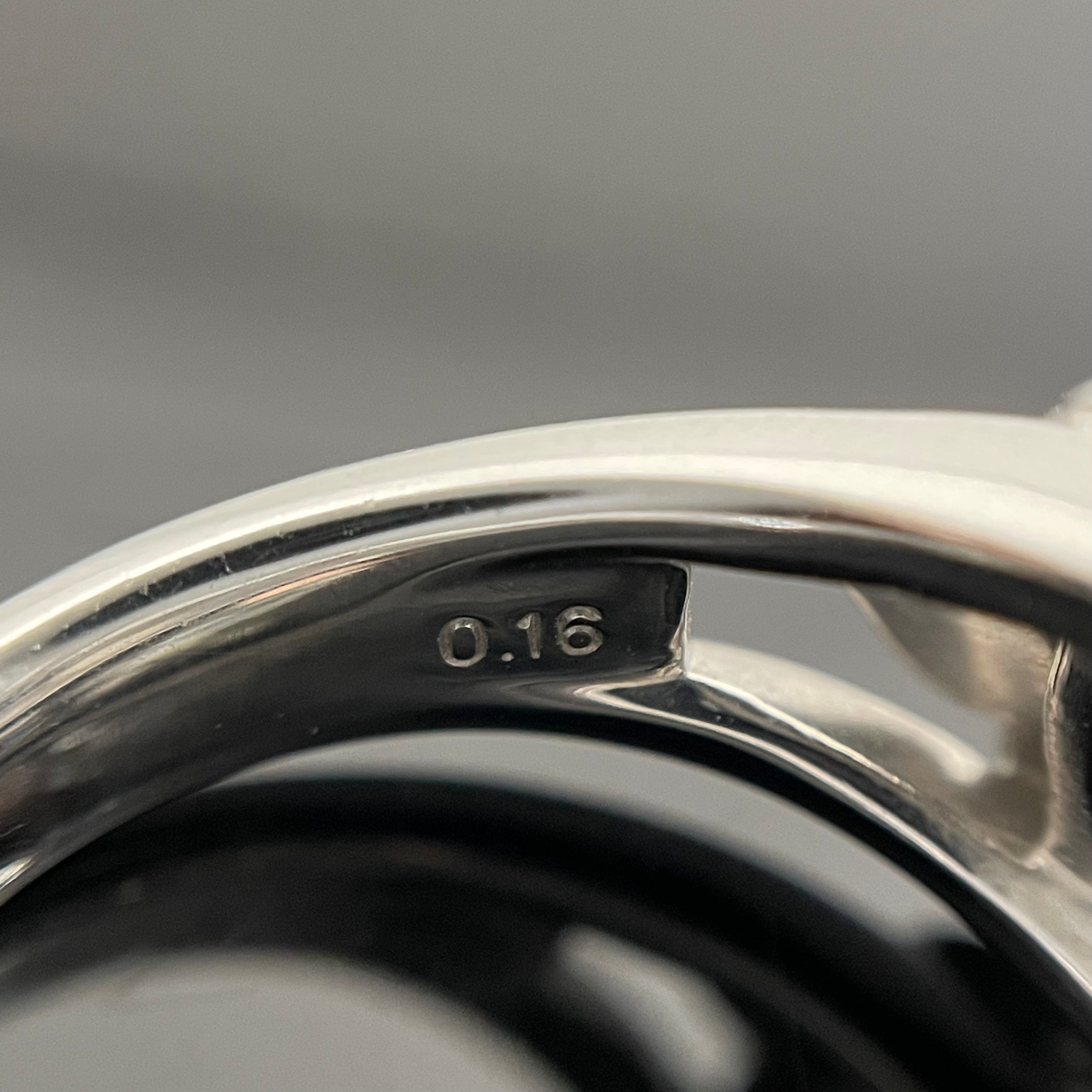 【送料無料】_ TASAKI_(田崎)_K18WG/RG ダイヤモンドリング_FD0.16ct 8.4g #11.5号 _中古品