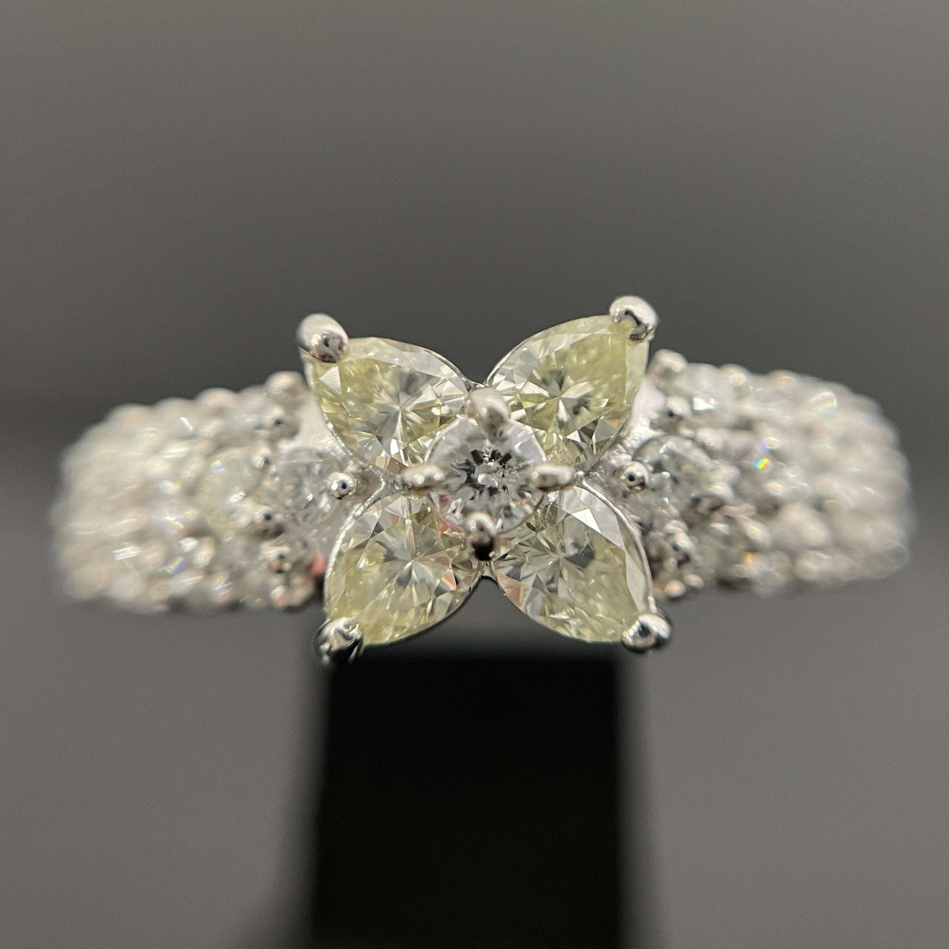 ノンブランド _Pt900ダイヤモンドリング _FD0.55/0.72ct 7.4g #12.5号_中古品