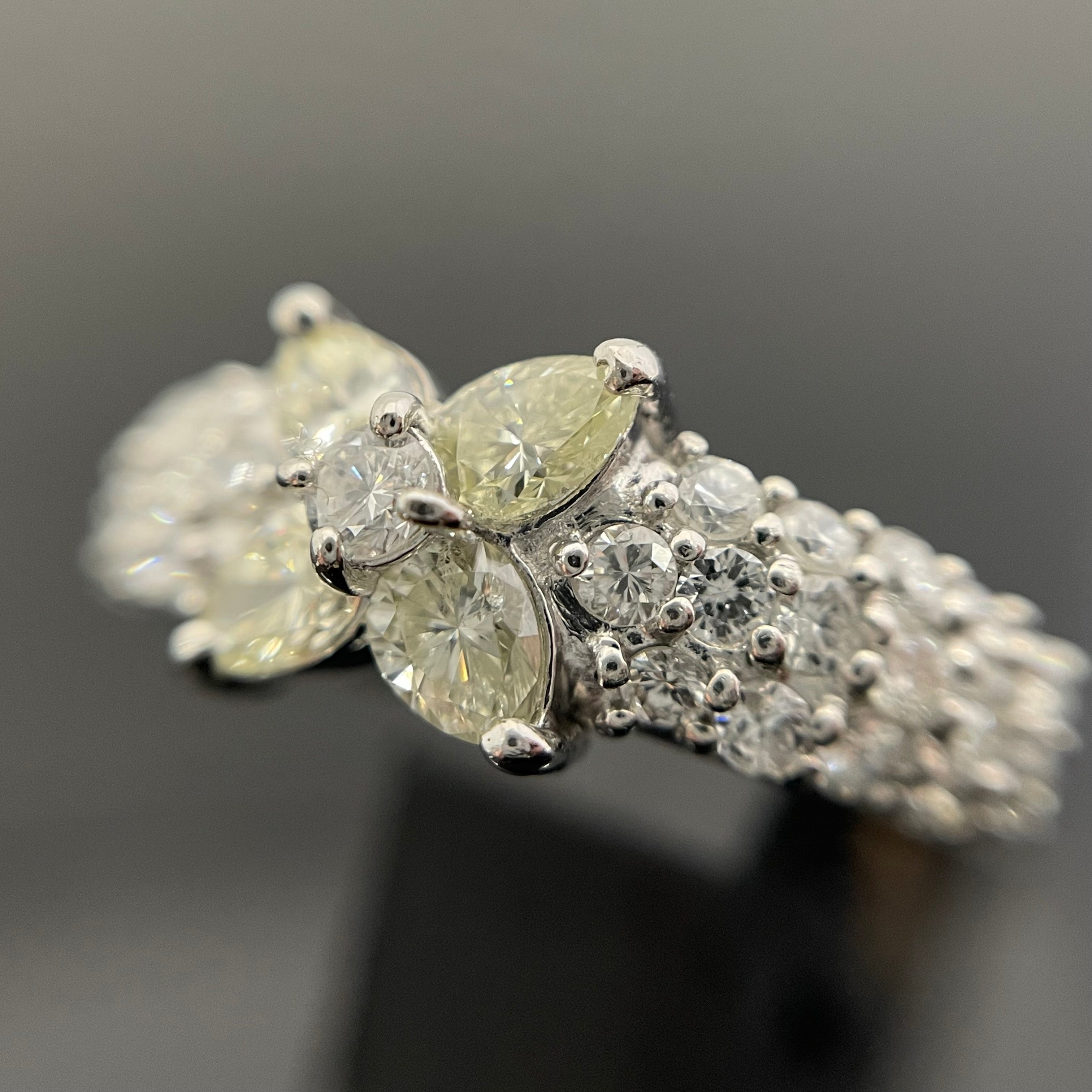 ノンブランド _Pt900ダイヤモンドリング _FD0.55/0.72ct 7.4g #12.5号_中古品