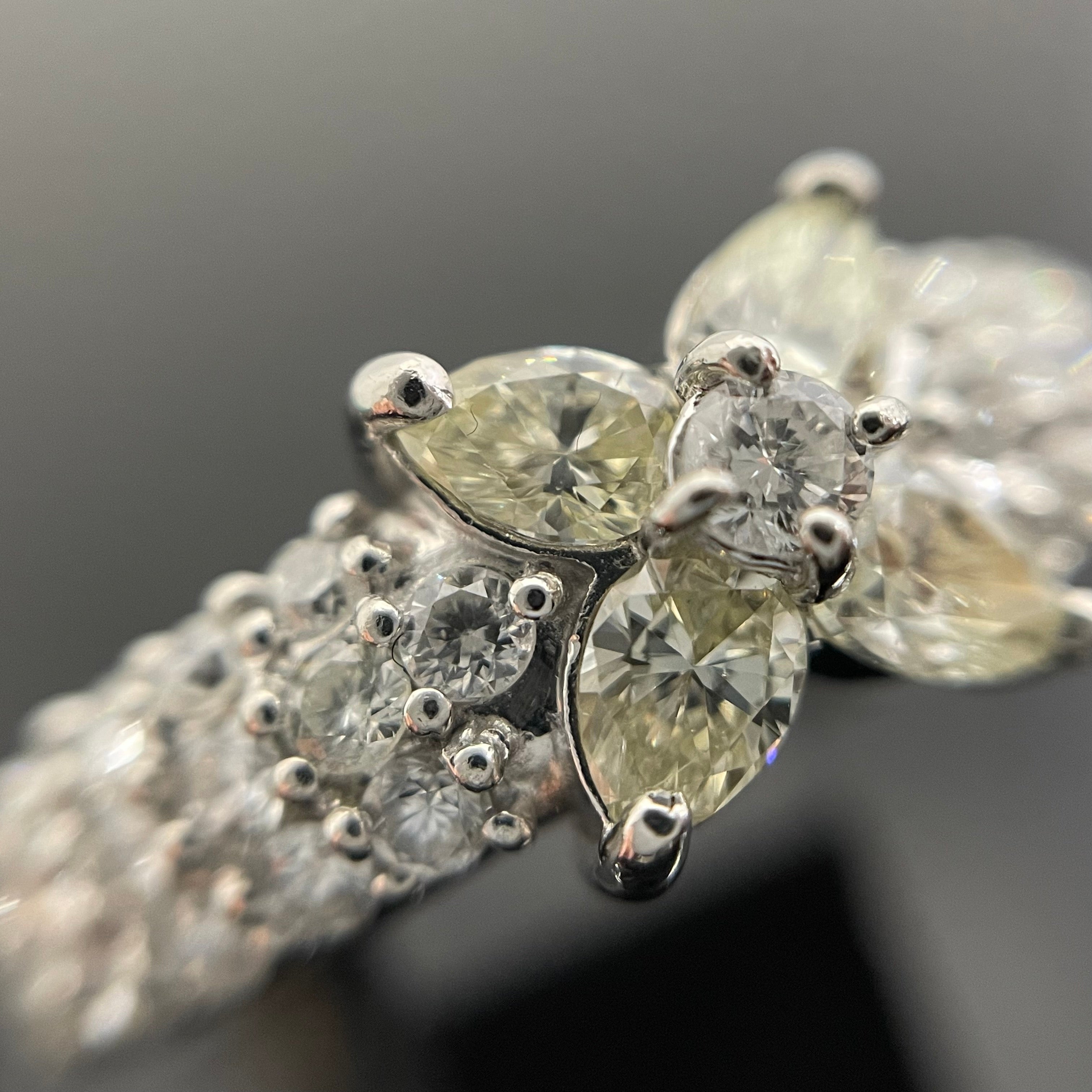 ノンブランド _Pt900ダイヤモンドリング _FD0.55/0.72ct 7.4g #12.5号_中古品