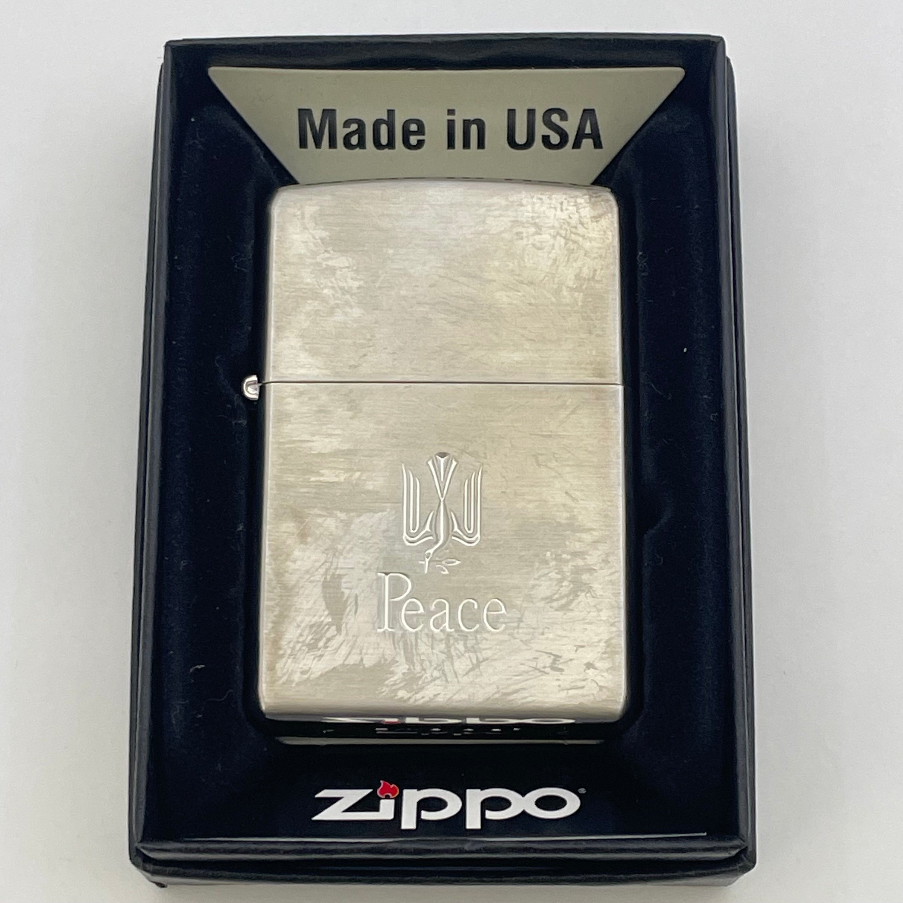 Zippo _Peaceオイルライター _2015年製_未使用品